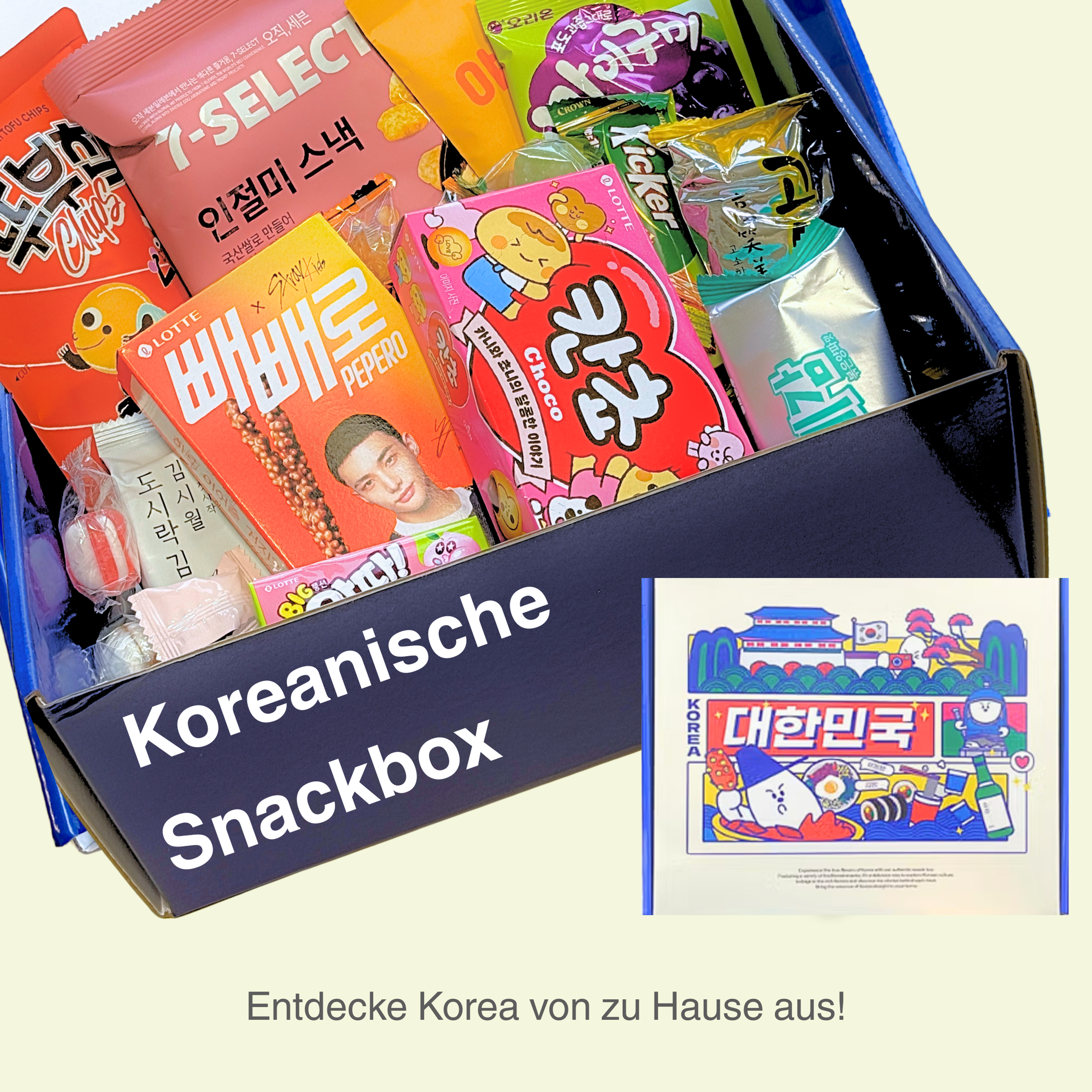 Korean Snack Box – Originale K-Snacks & Drinks mit Culture Guide