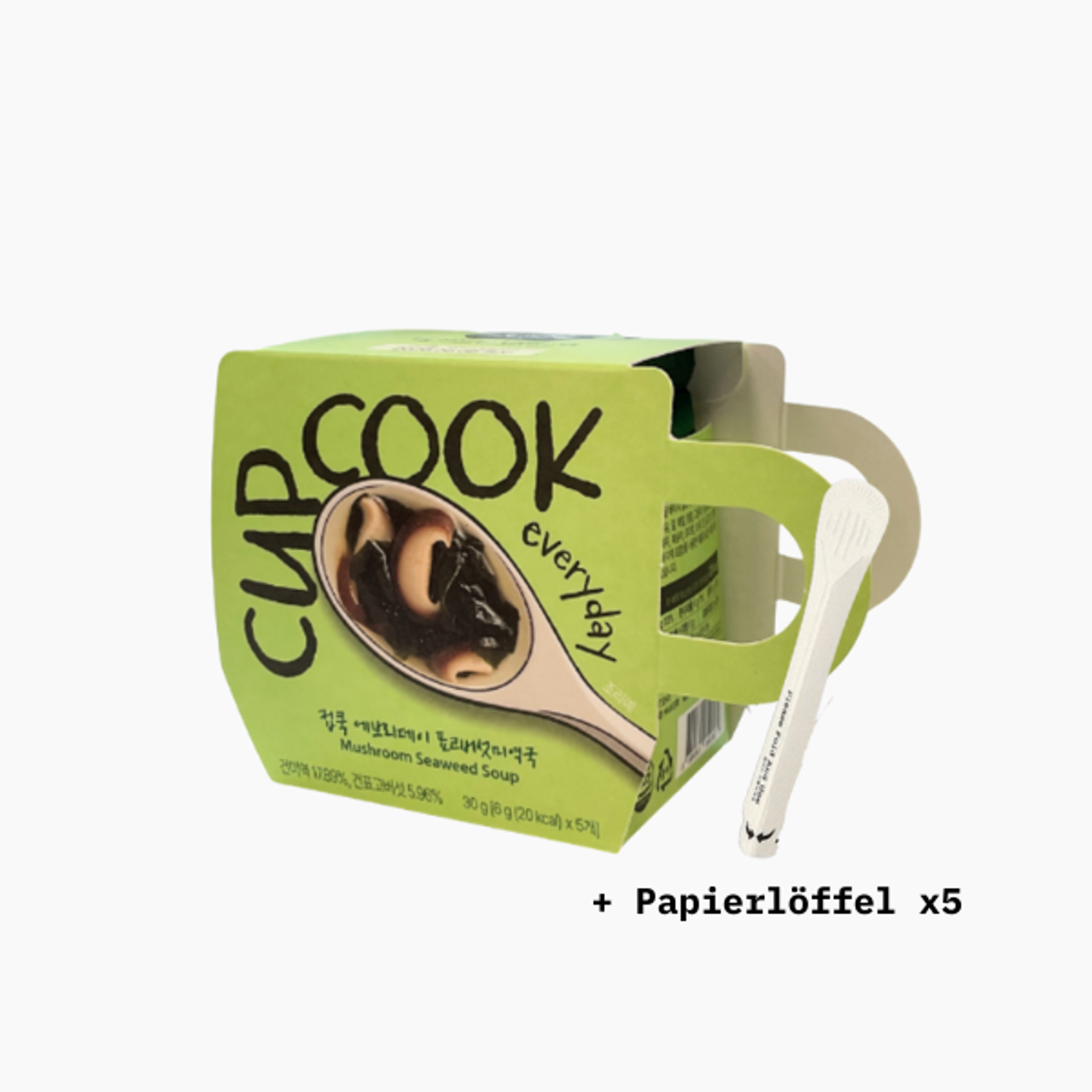 CUP COOK Mushroom Seaweed Soup 30g – Quick Umami Soup