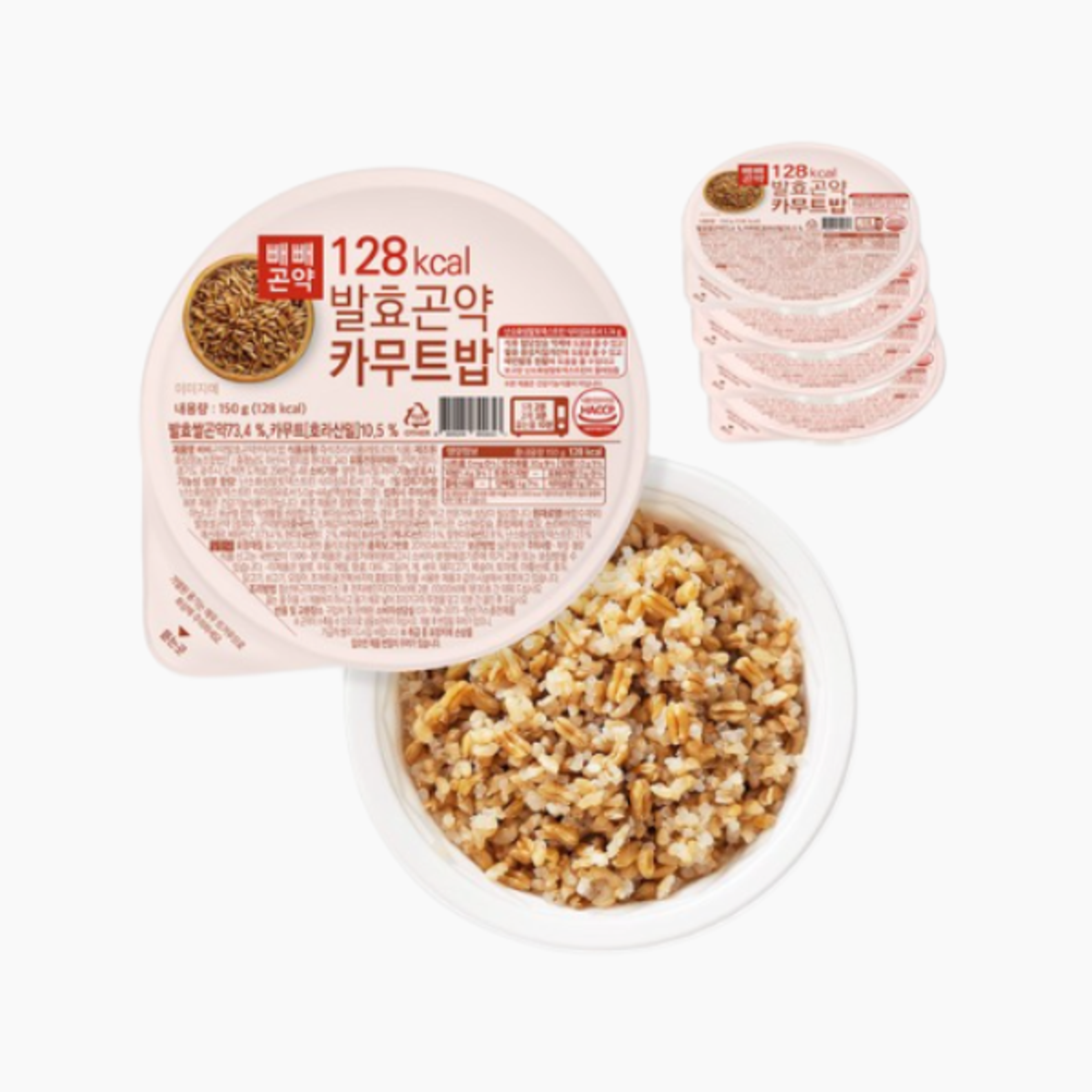 PEOGOBIUM Konjac Reis Naturreis Kamut 150g – Leichte Bowl