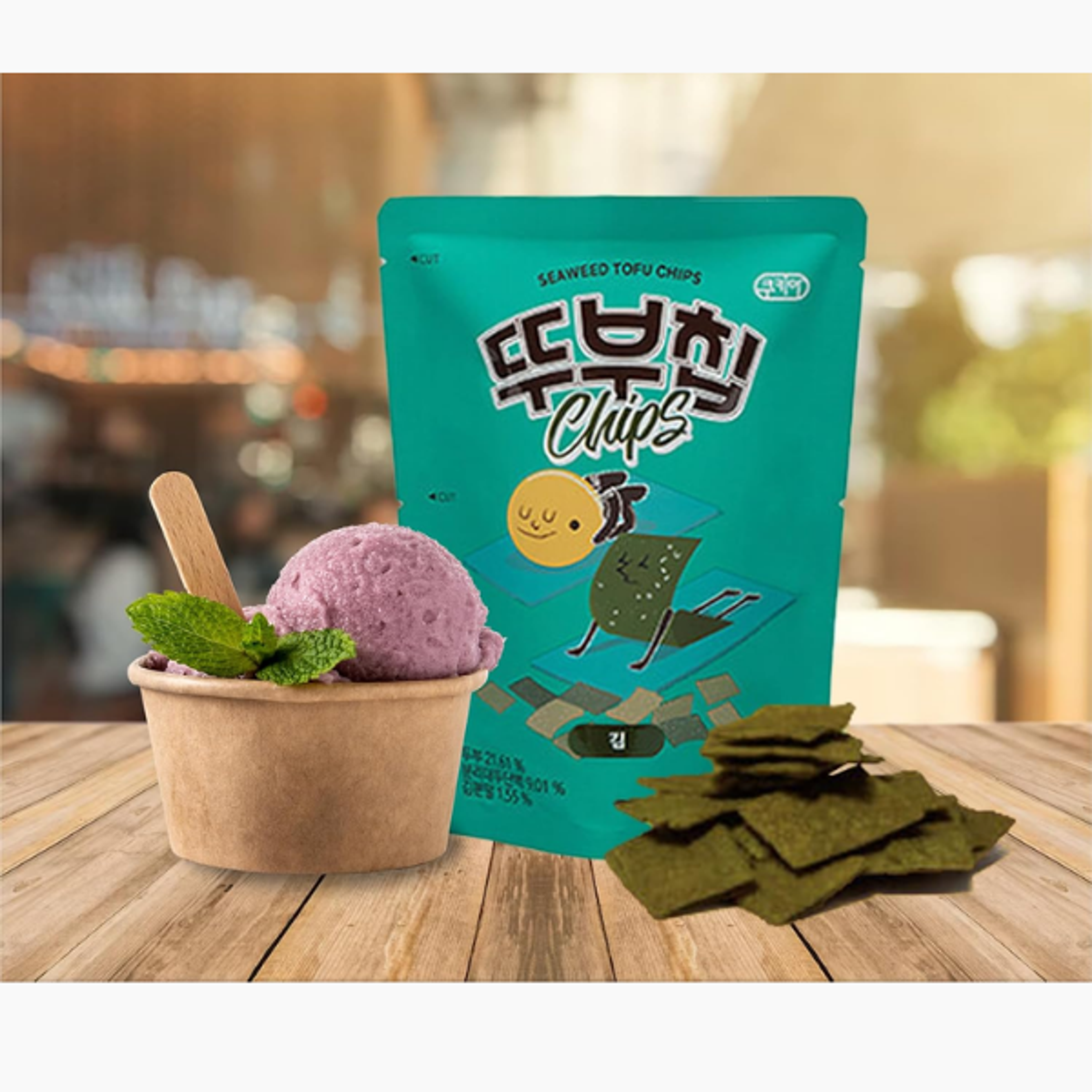 COOKIA Seaweed Tofu Snack: Crispy & Savory | Vegan, Gluten-Free (50g)