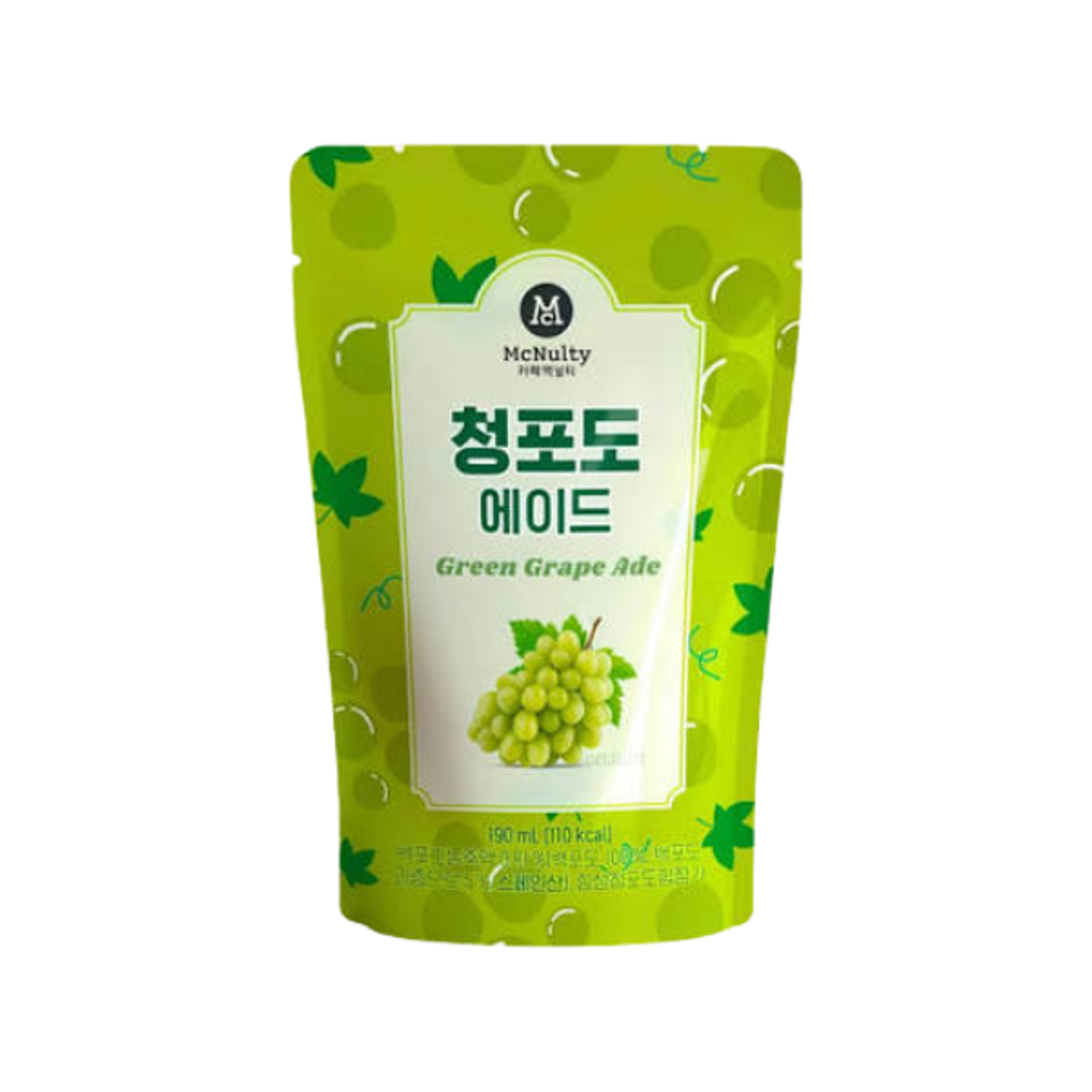 McNulty Green Grape Ade 190ml - Erfrischender grüner Traubengenuss in praktischer Verpackung
