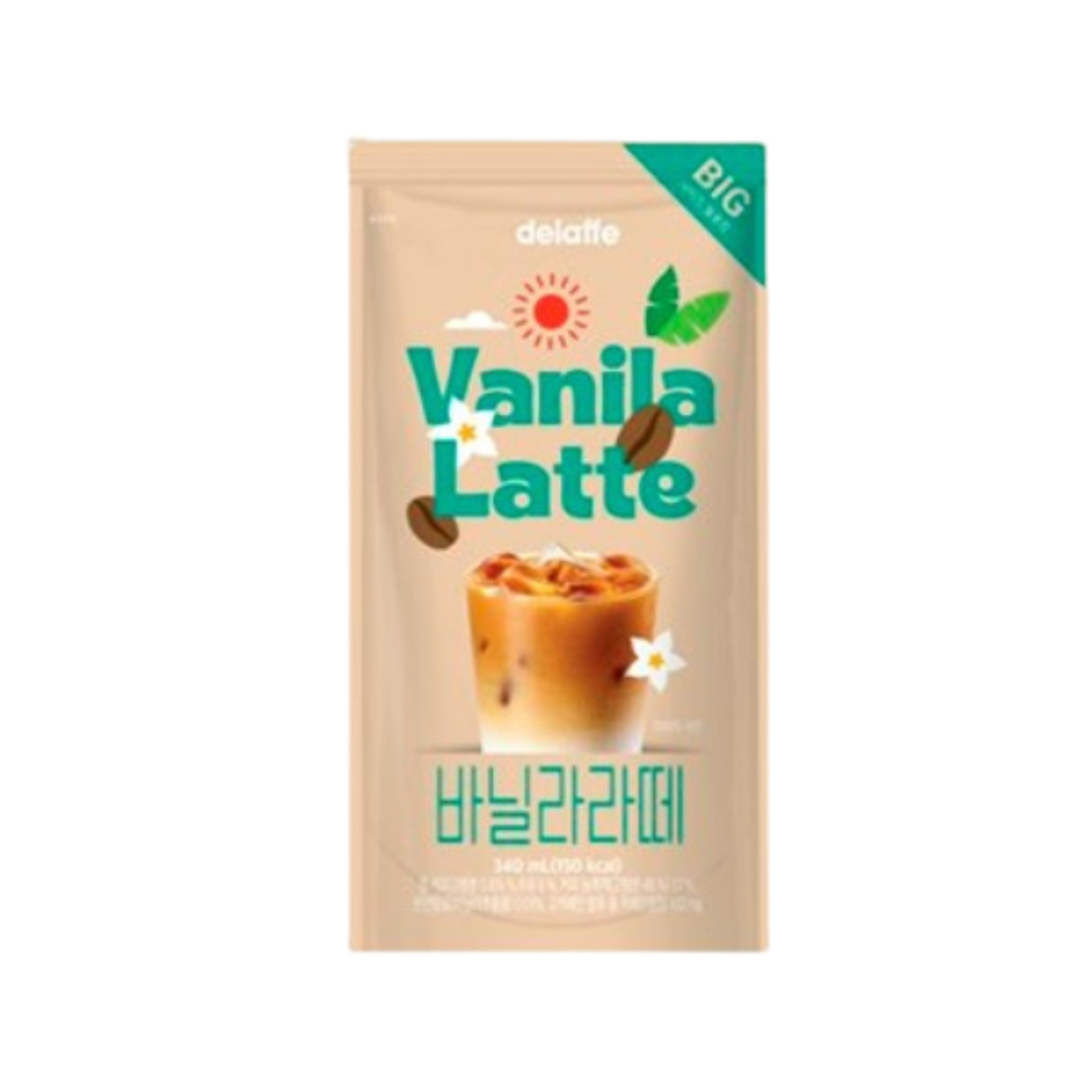 DELAFFE Vanilla Latte 340ml – Creamy Vanilla Coffee Delight