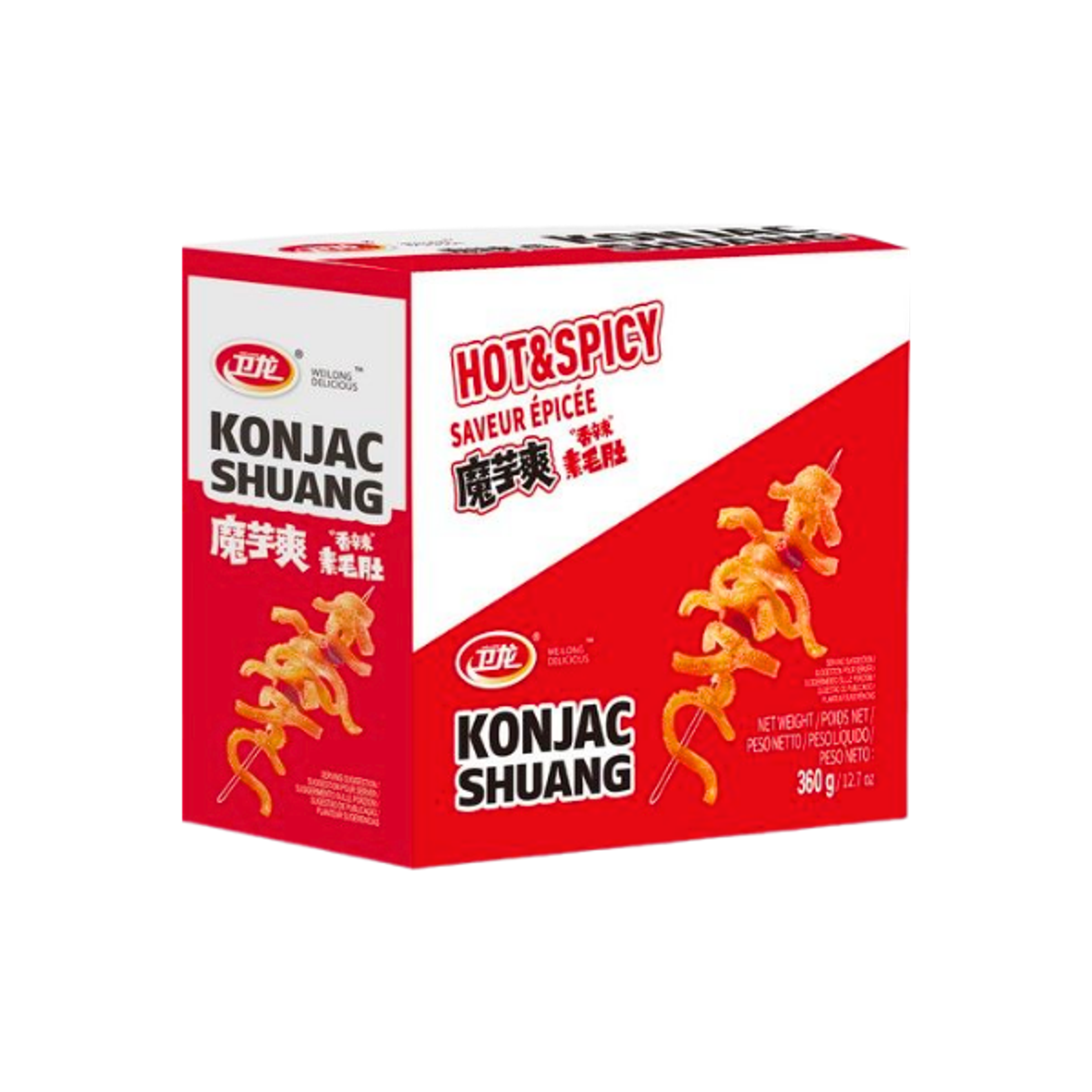 WEILONG Konjac Shuang Hot & Spicy 360g