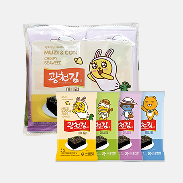 Kakao Friends Crispy Mini Seaweed Snack – 8er Pack