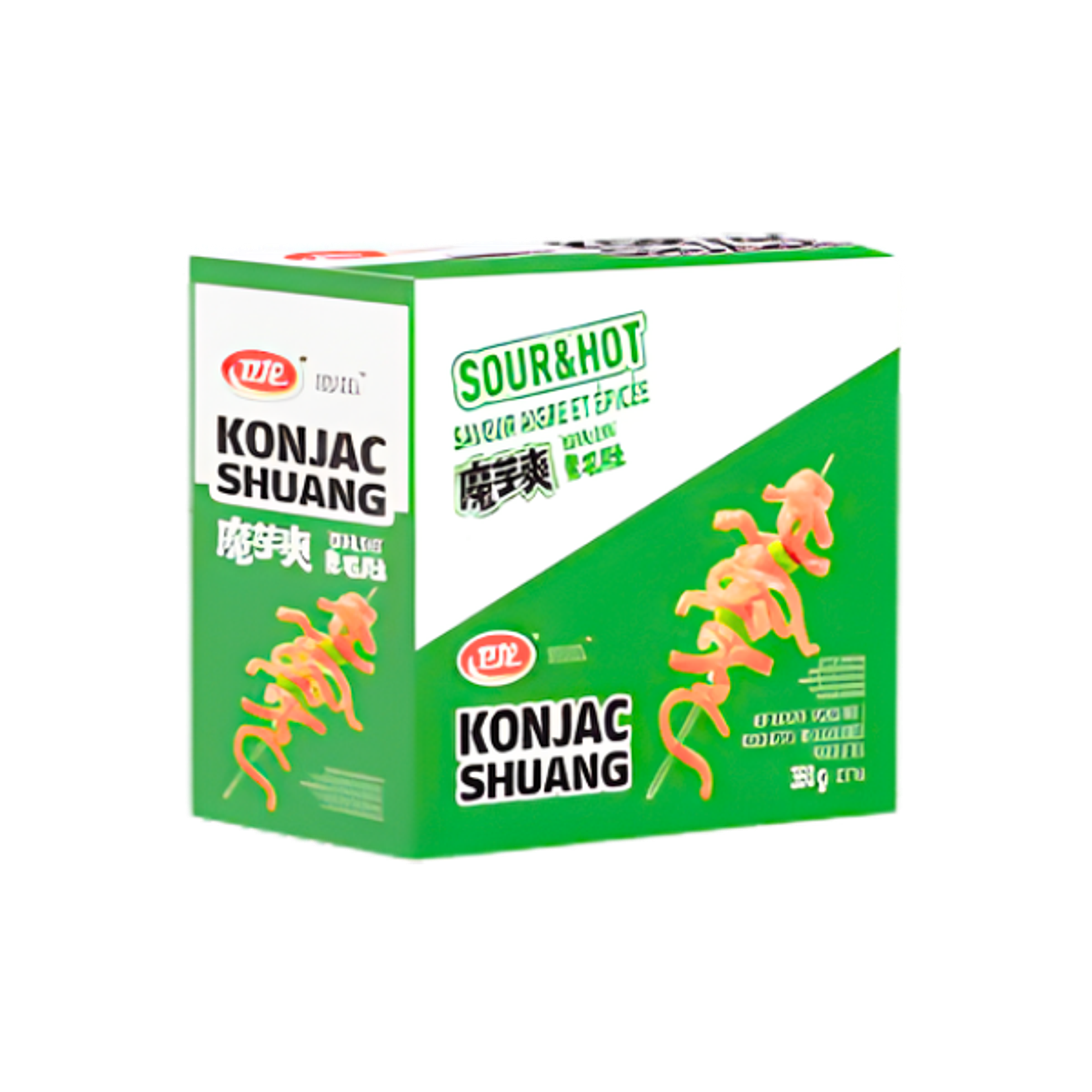 WEILONG Konjac Shuang Sour & Spicy 360g | Individually Wrapped Konjac Snack