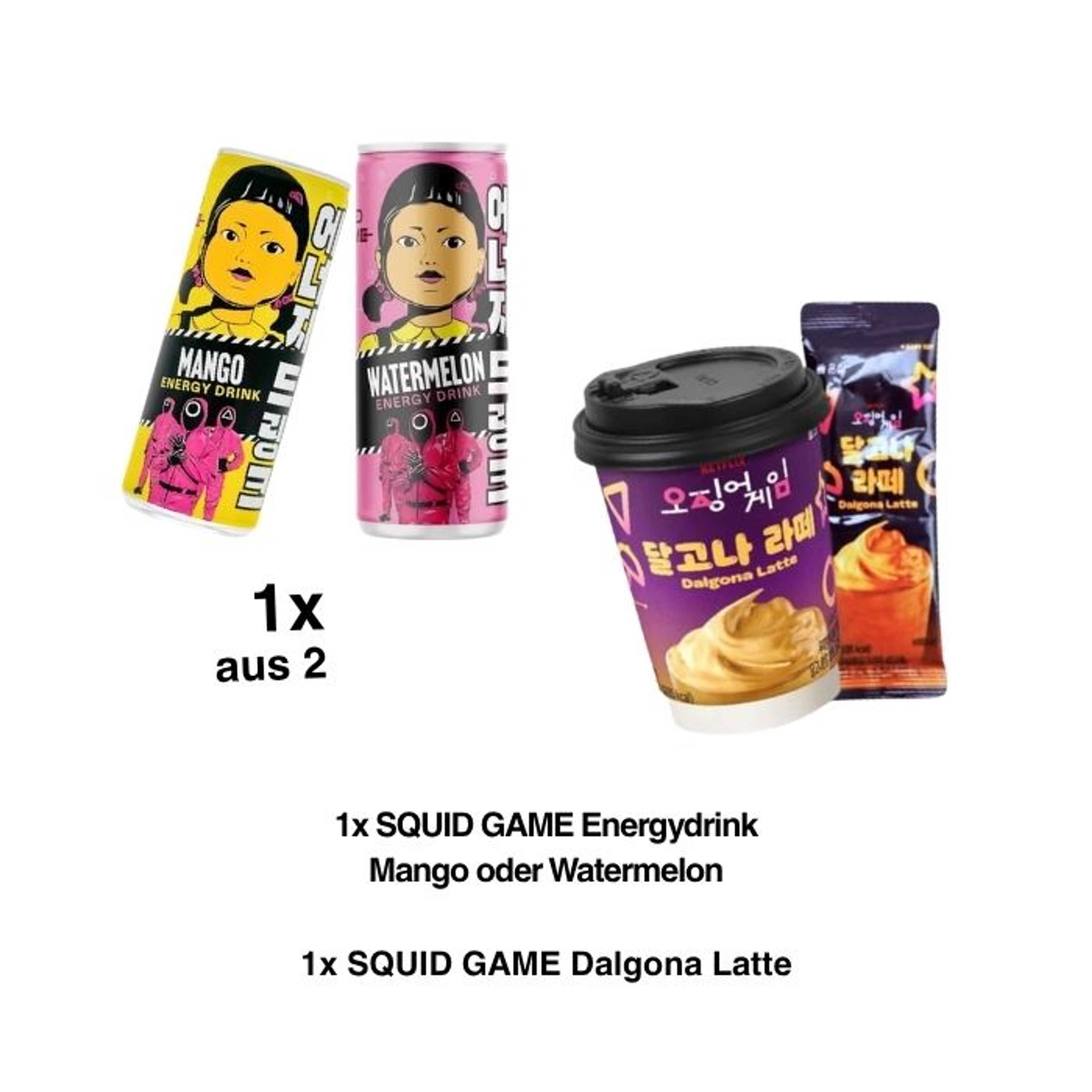 Squid Game Snack & Game Set – Iconic Korean Snacks & Childhood Games