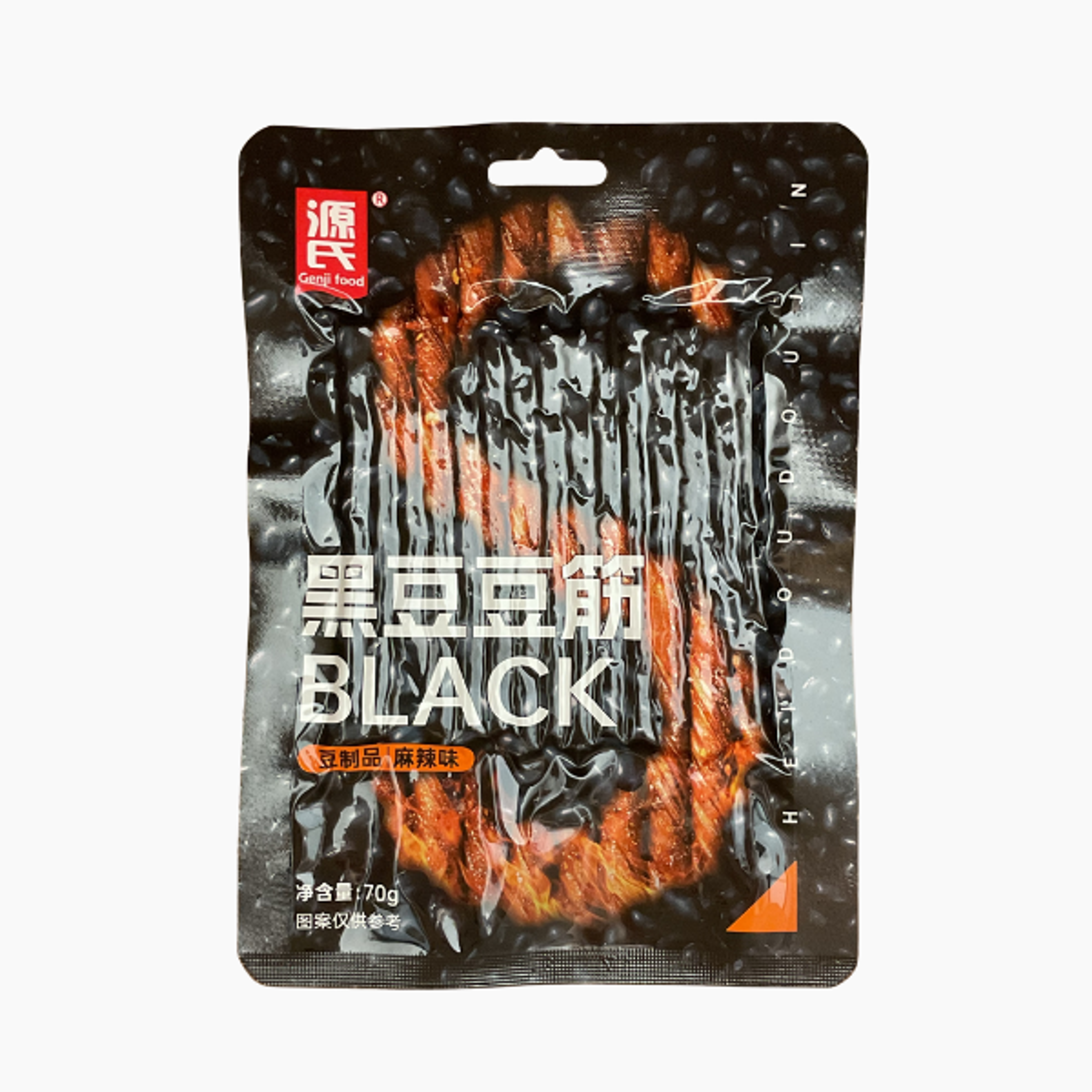 GENJI FOOD Spicy Black Bean Curd Snack – Mala Flavour 70g | Würziger Tofu-Snack mit Sichuan-Geschmack