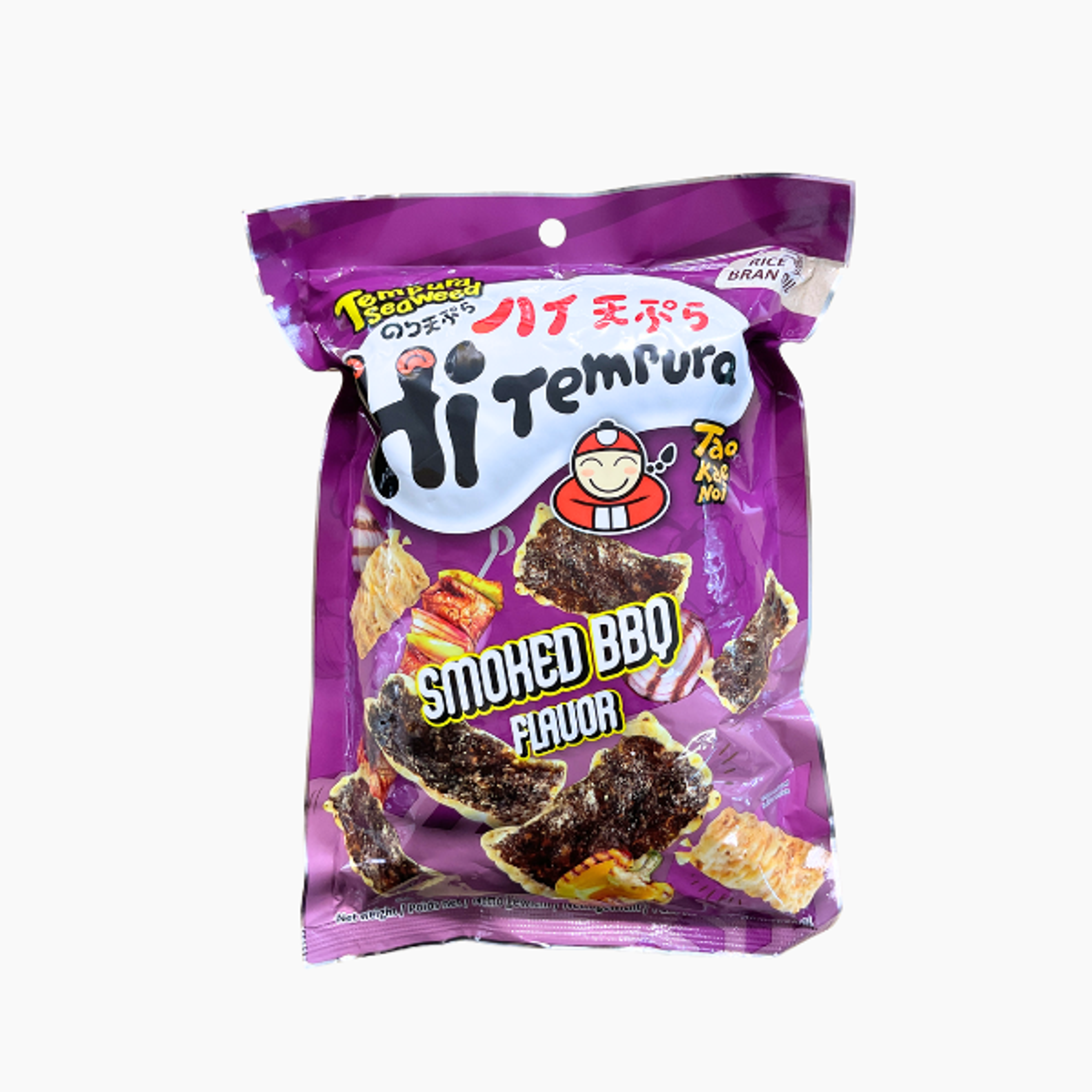 TAOKAENOI HiTempura Seaweed Snack Smoked BBQ Flavor 40 g | Knuspriger Algensnack im Tempura-Style