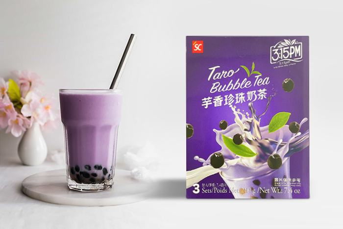 3:15 PM Taro Bubble Tea 210 g - Genuss für Jung und Alt