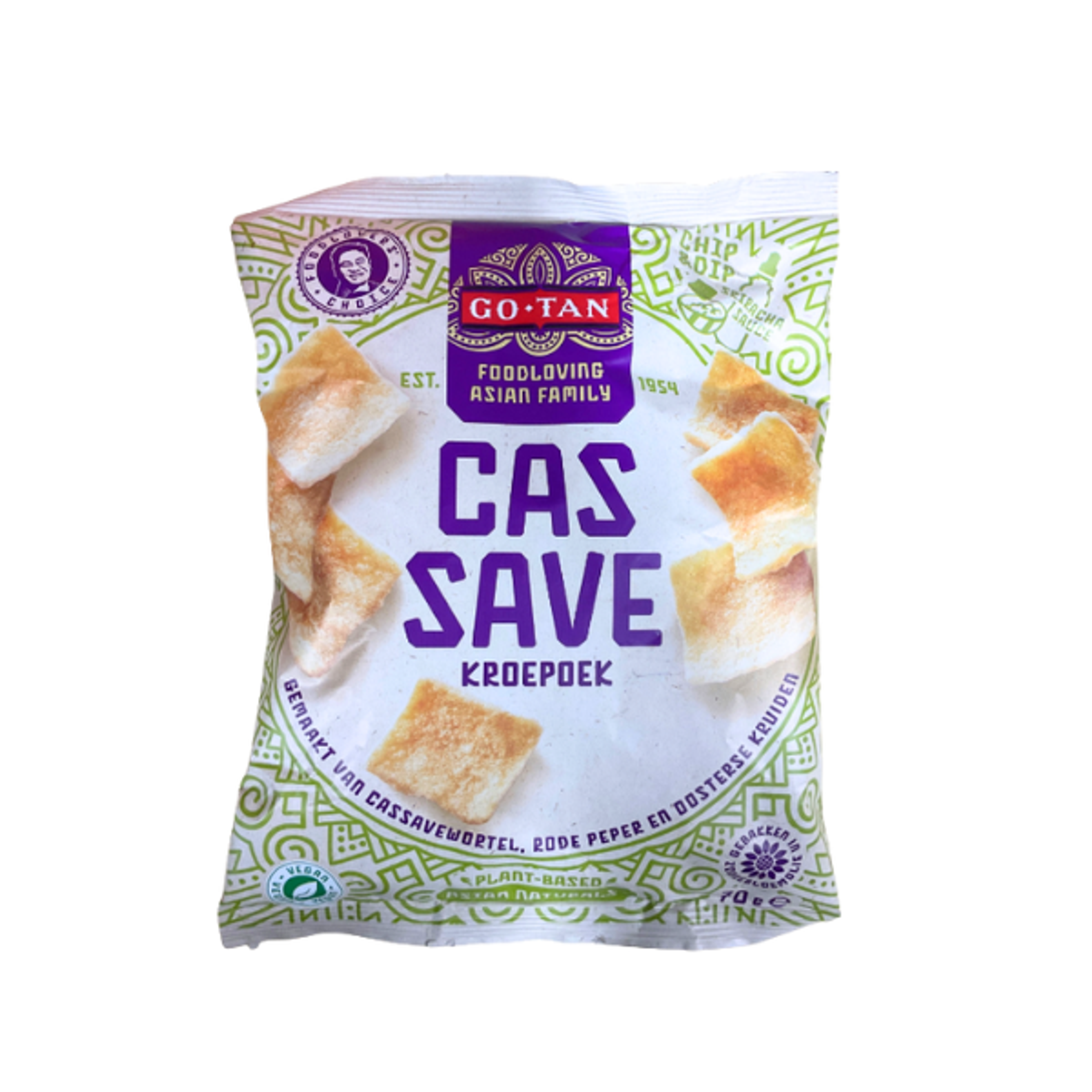 GO TAN Cassave Chips 70g – Knuspriger Snack aus Maniok