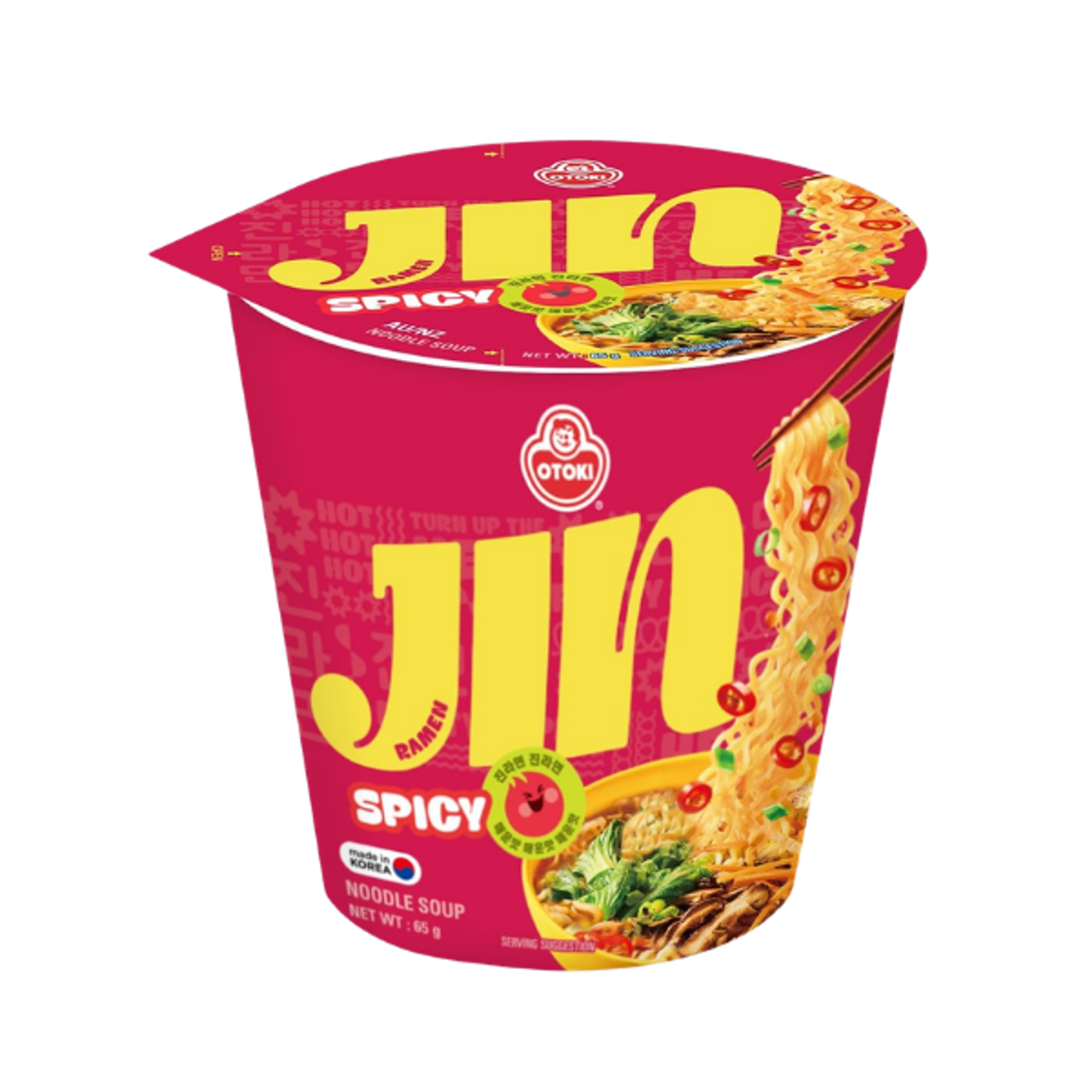 OTOKI Jin Ramen Spicy 65g Mini Cup 