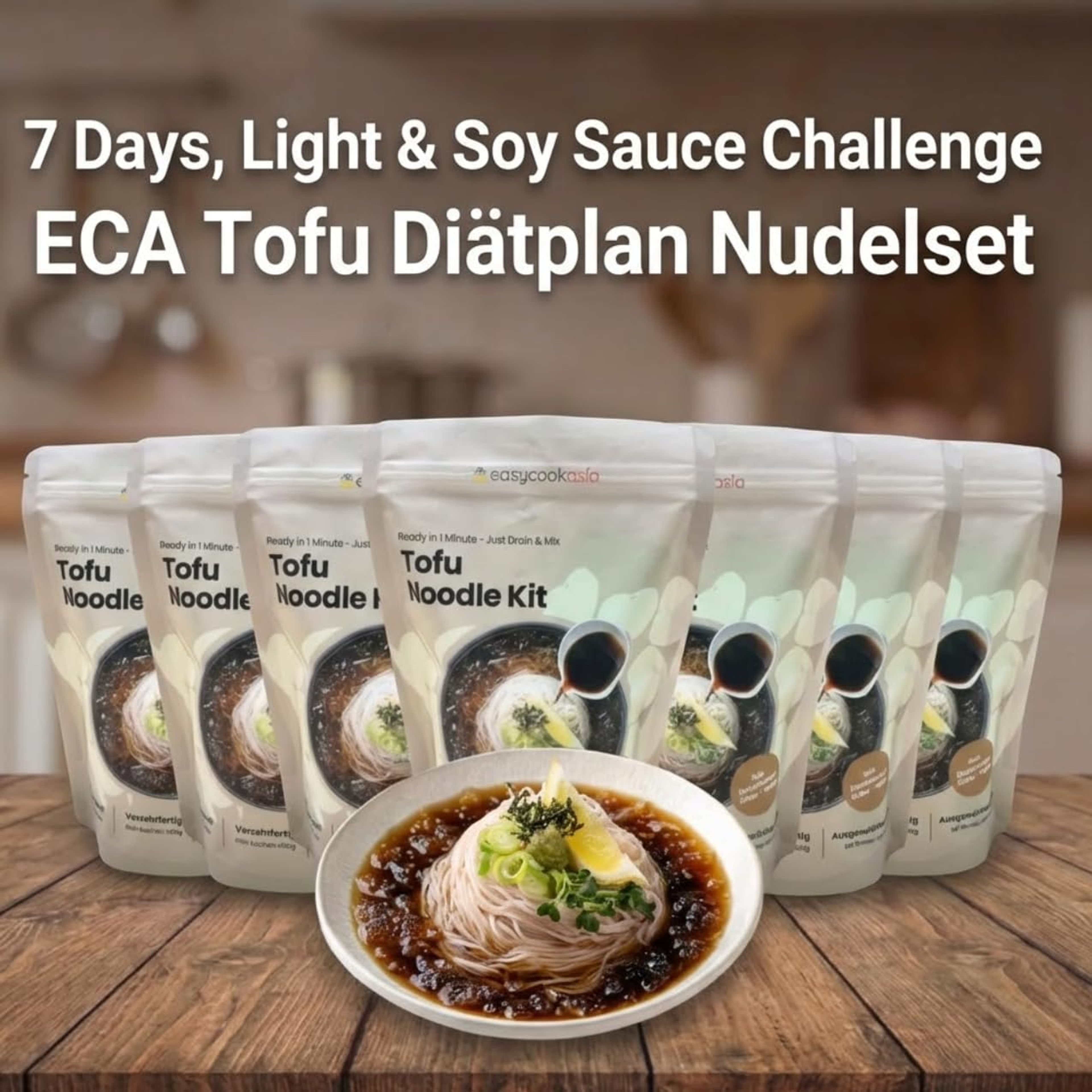 ECA Tofu Noodle with Soba Sauce 376 g 