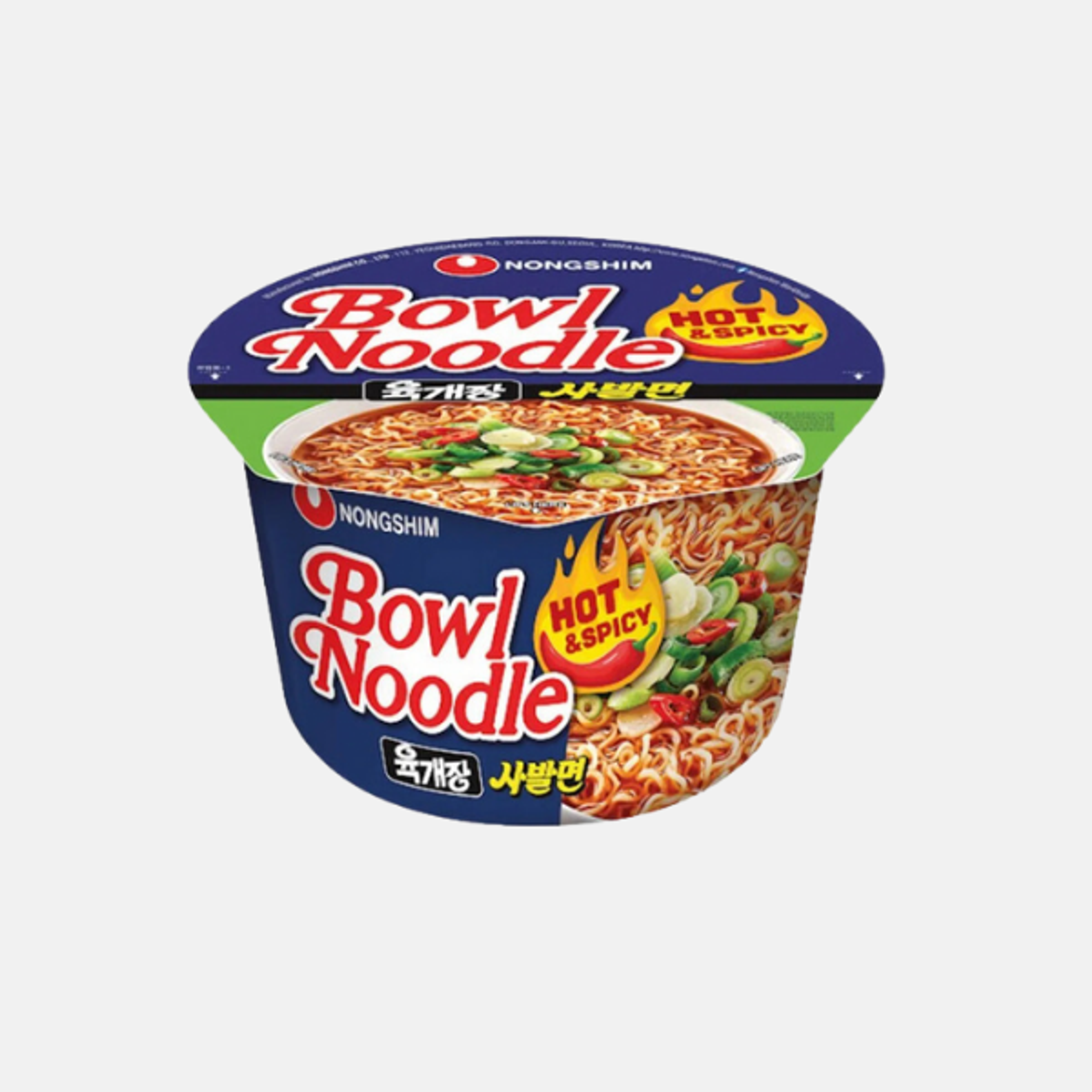 Nongshim Hot & Spicy Ramyeon Big Bowl 100g – Scharfe Instant-Nudeln für würzigen Genuss