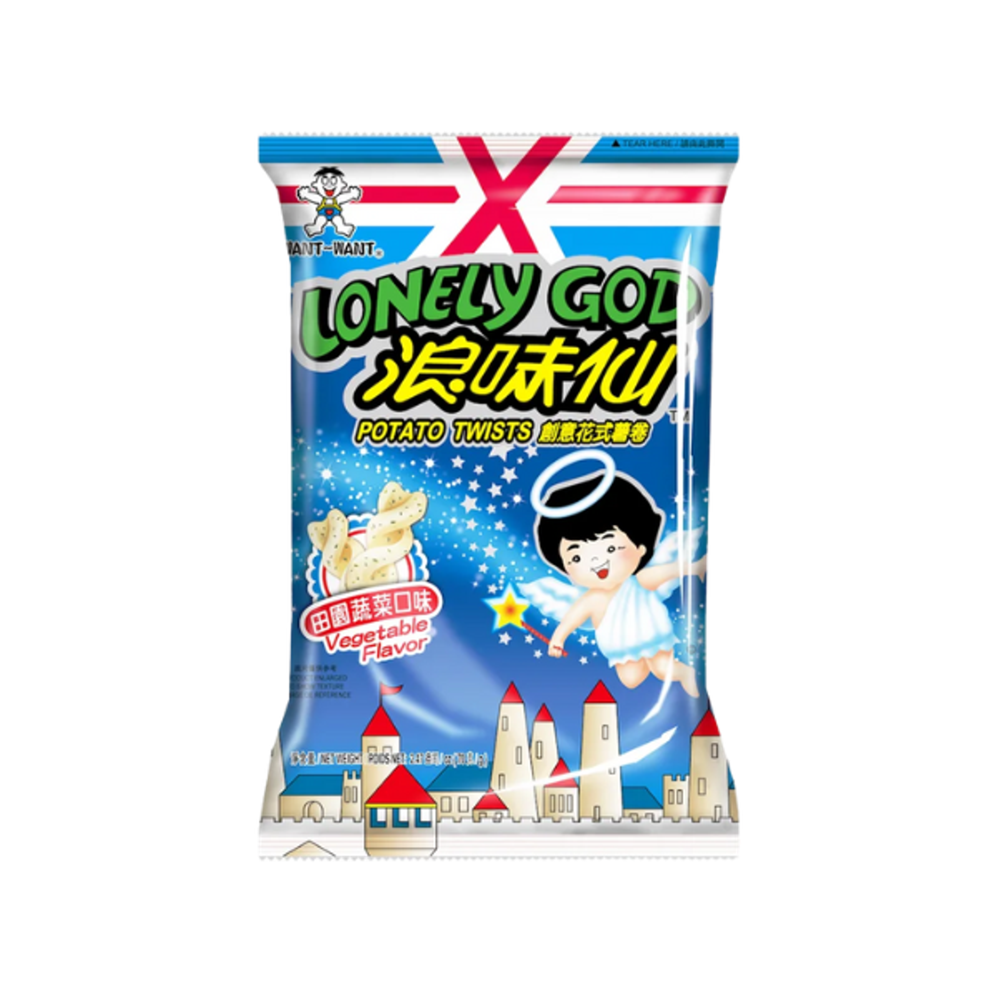WANT-WANT Potato Twists Vegetable Flavor 42g