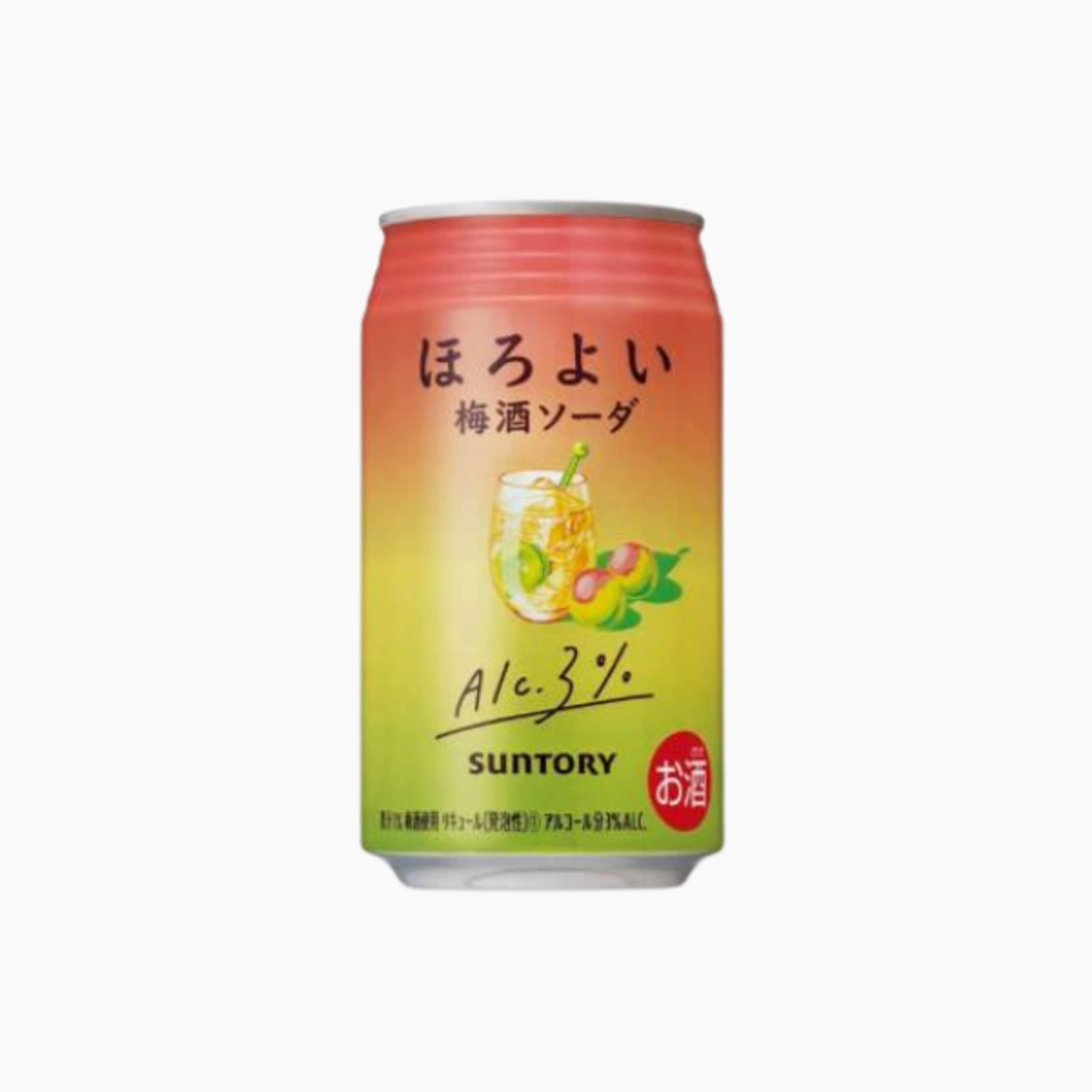 SUNTORY Horoyoi Plum 3% 350ml – Fruchtig-süßer Pflaumengenuss für entspannte Momente