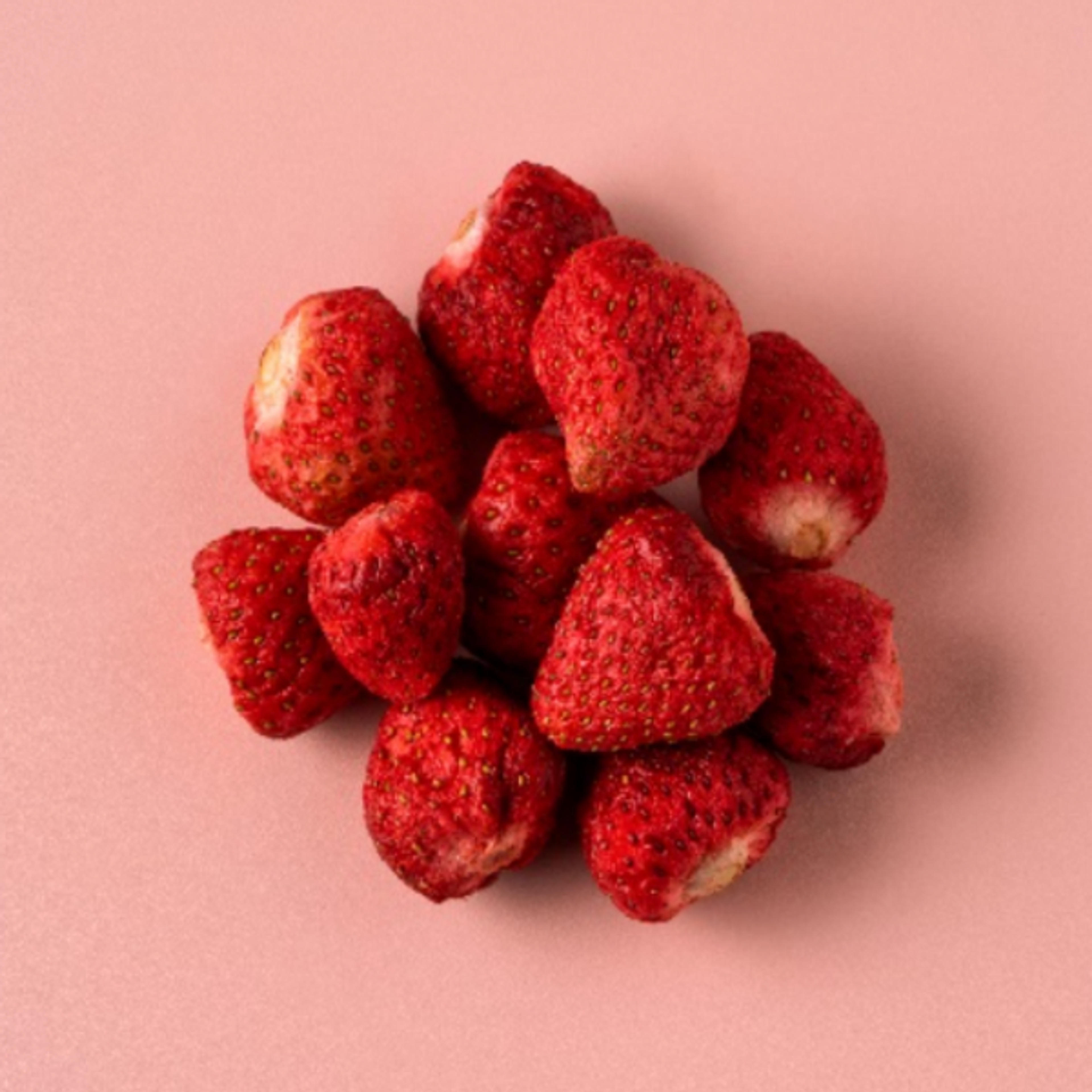 KMCBIO Erdbeerchips gefriergetrocknet 15g | Knusprige Snack-Erdbeeren für Müsli & Joghurt