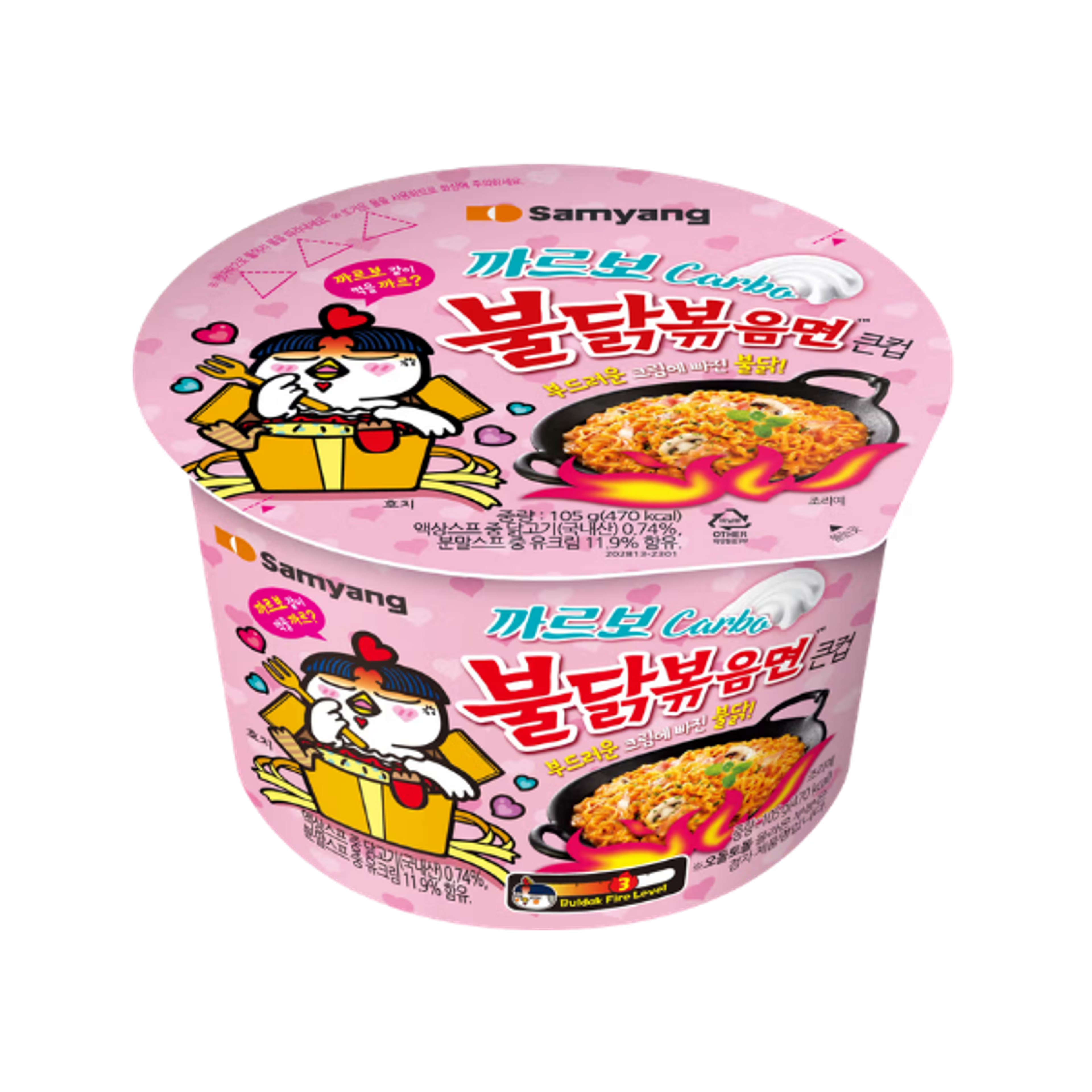 Hot Chicken Buldak Carbonara Ramyeon Cup