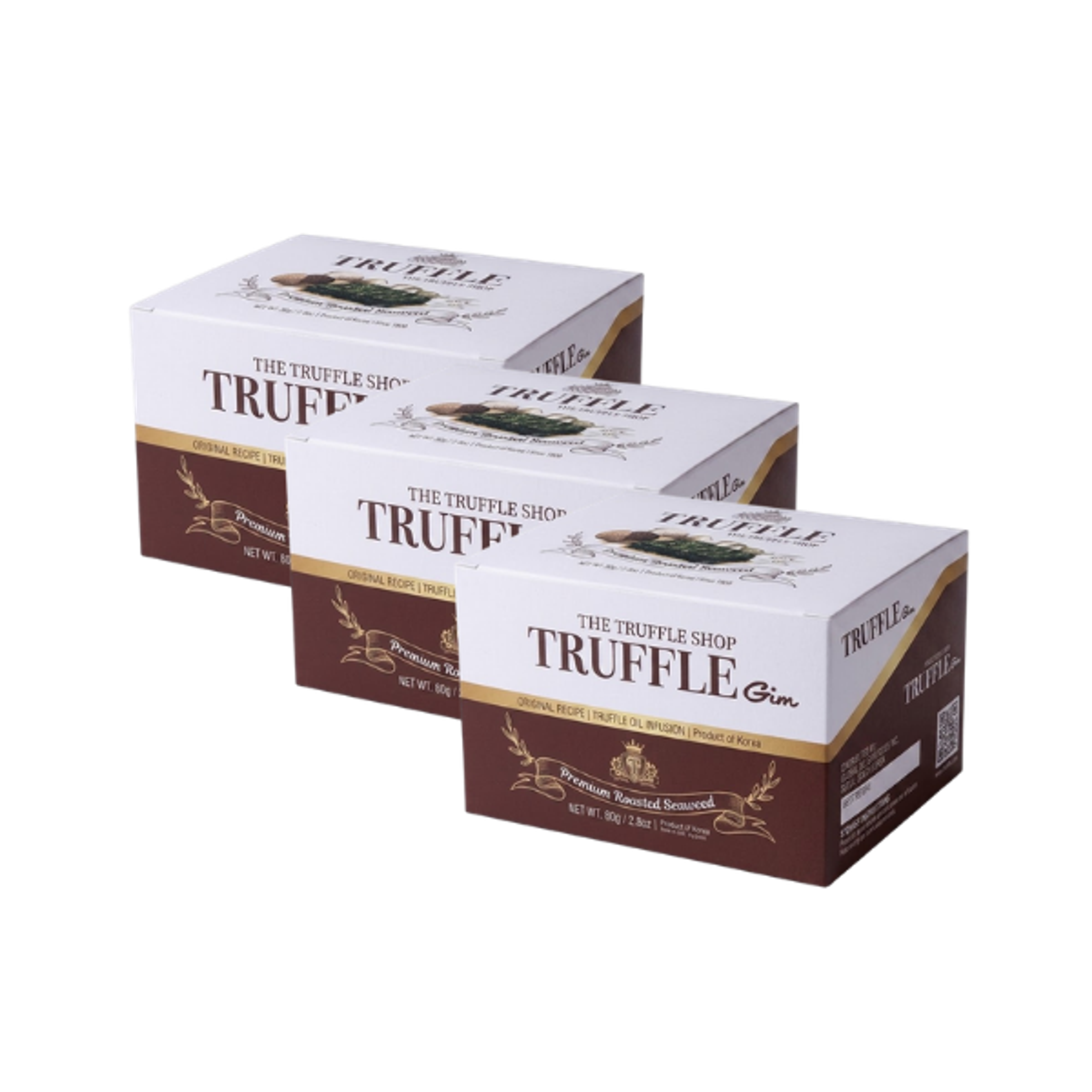 Genießen Sie die gesunde Fusion von Meeresaromen und Trüffelnoten in jedem Bissen von "Gim's Seetang-Snack Truffle".