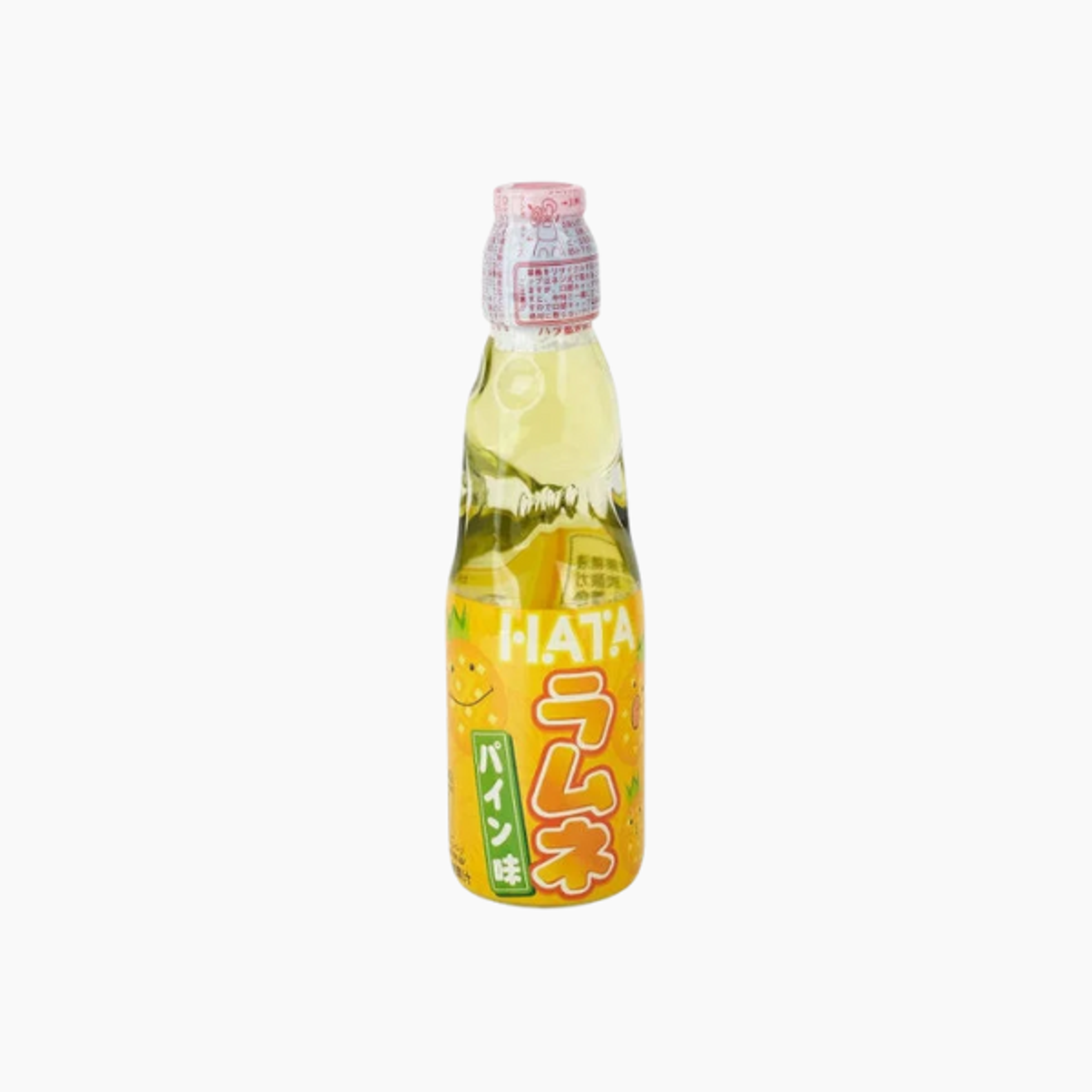 HATA Ramune Pineapple 200ml – Sprudelndes Ananassaftgetränk für erfrischenden Genuss