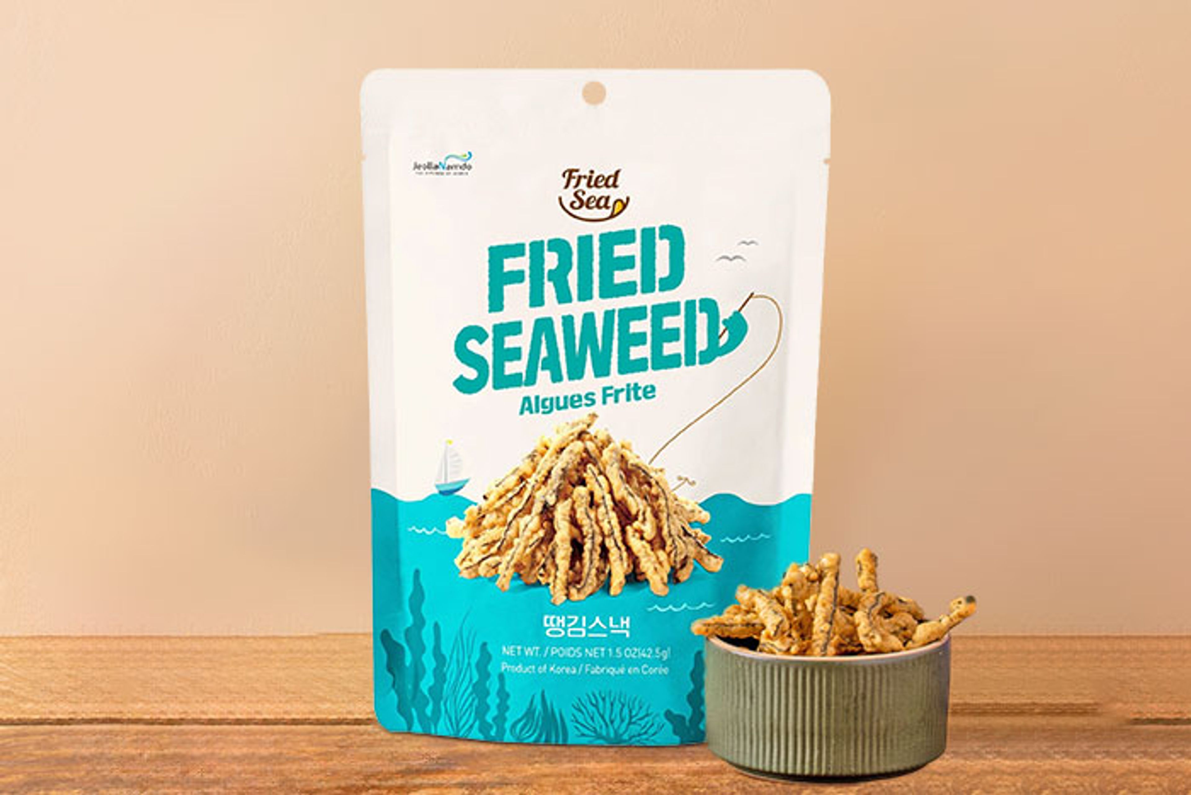 FRIED SEA's Gebratener Seetangsnack 42.5g.