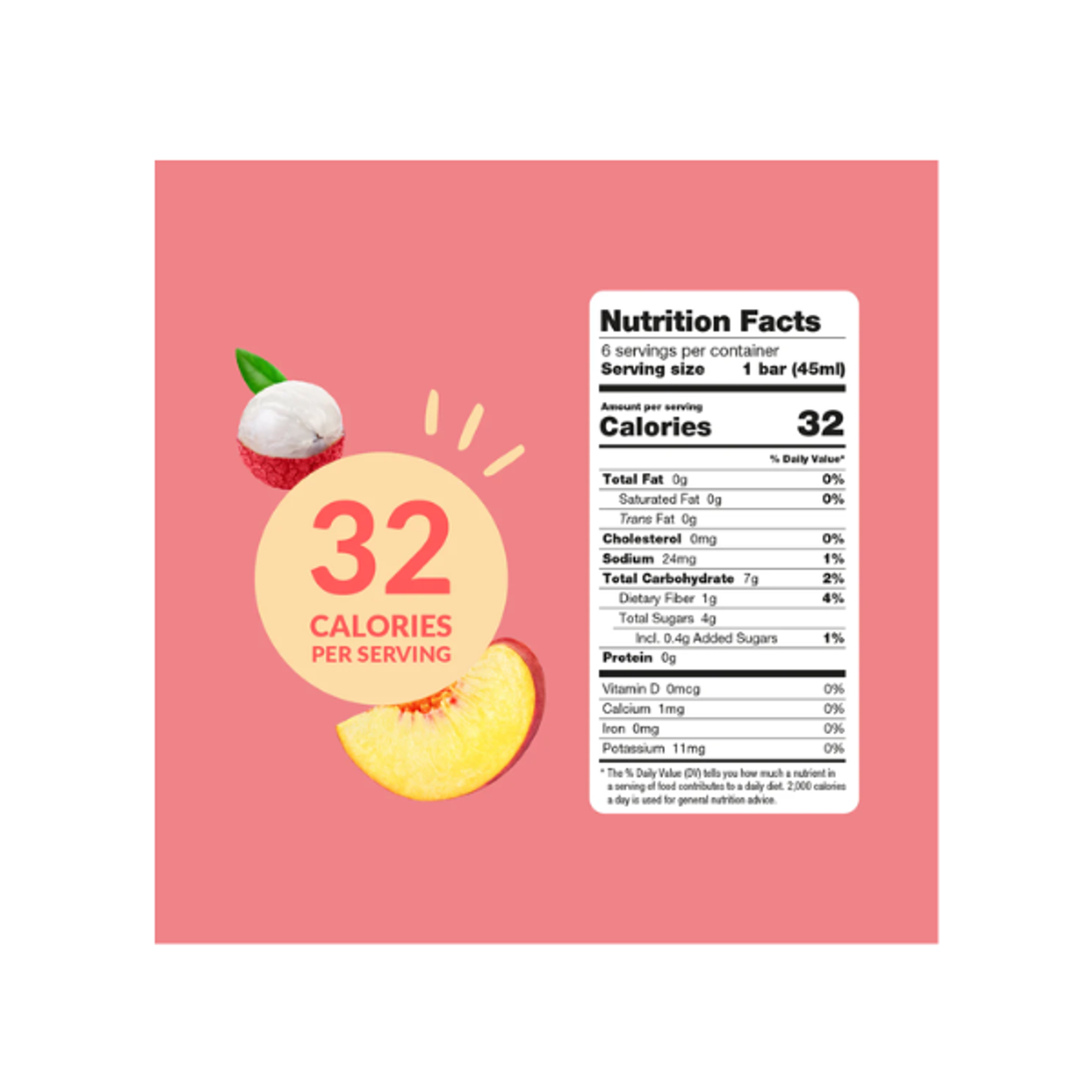 POPSMALAYA Sorbet Bar Lychee Peach 270ml – Fruity Ice Enjoyment