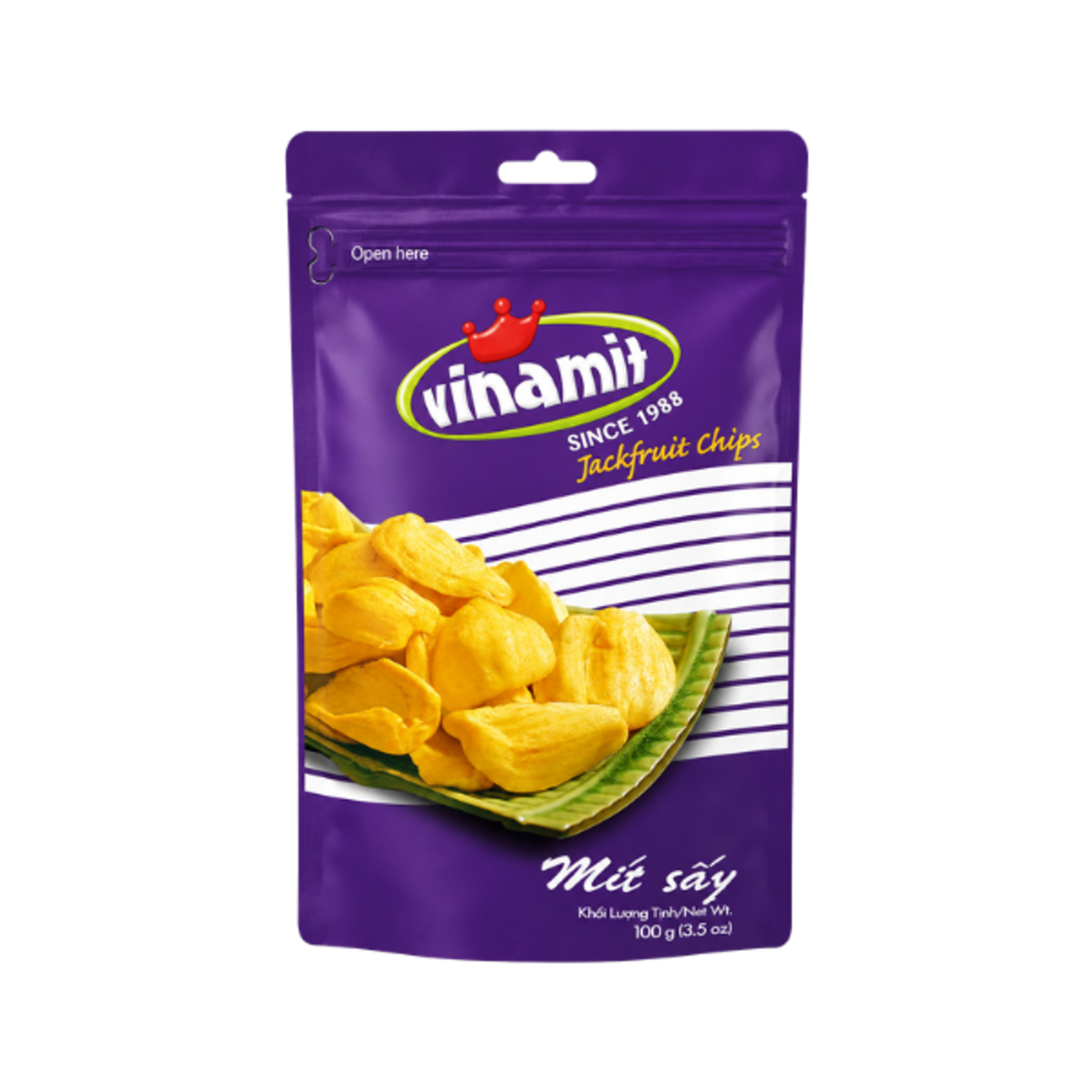 VINAMIT Jackfruit Chips 100 g | Knuspriger tropischer Fruchtsnack
