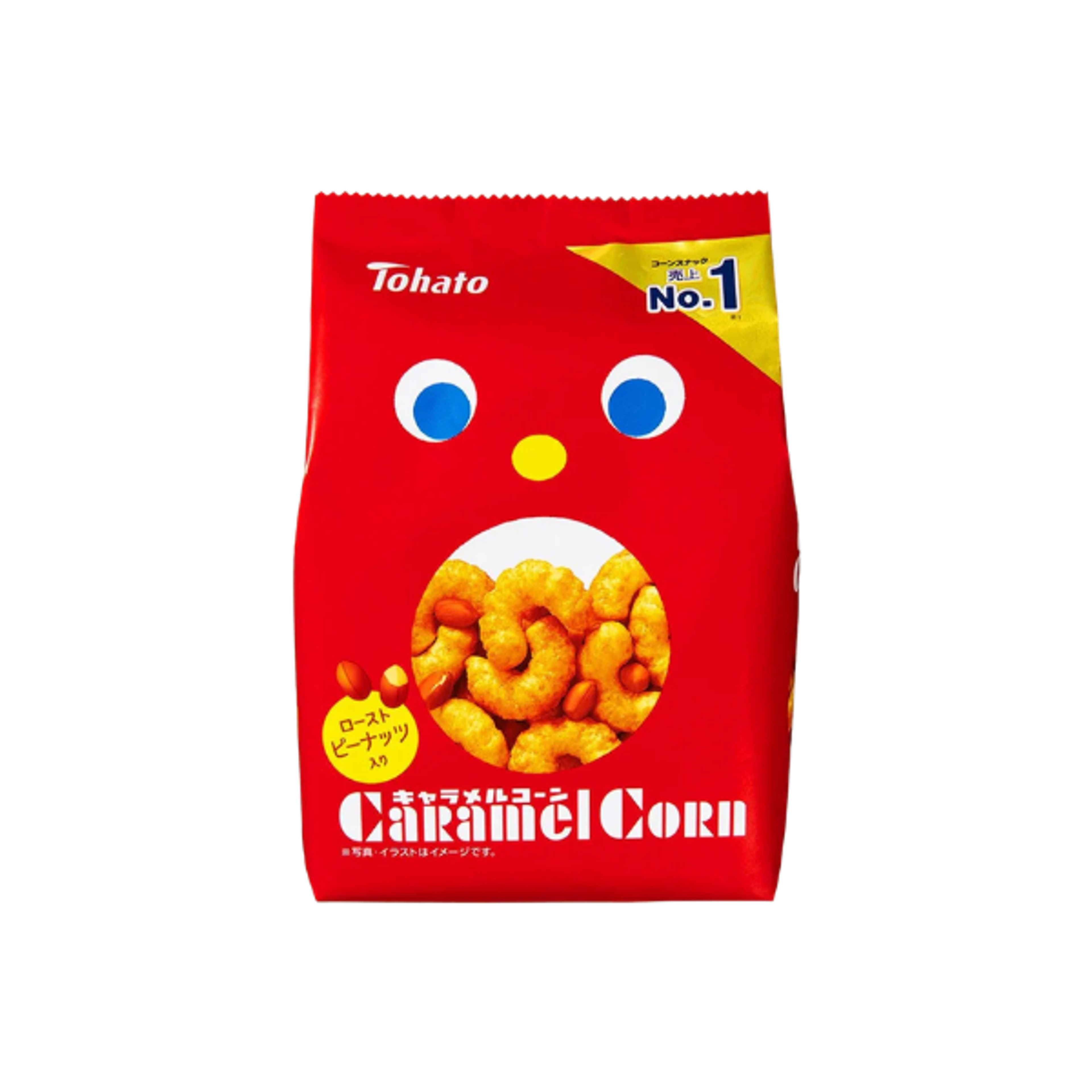 TOHATO Caramel Corn 70g | Luftige süße Mais-Snacks aus Japan