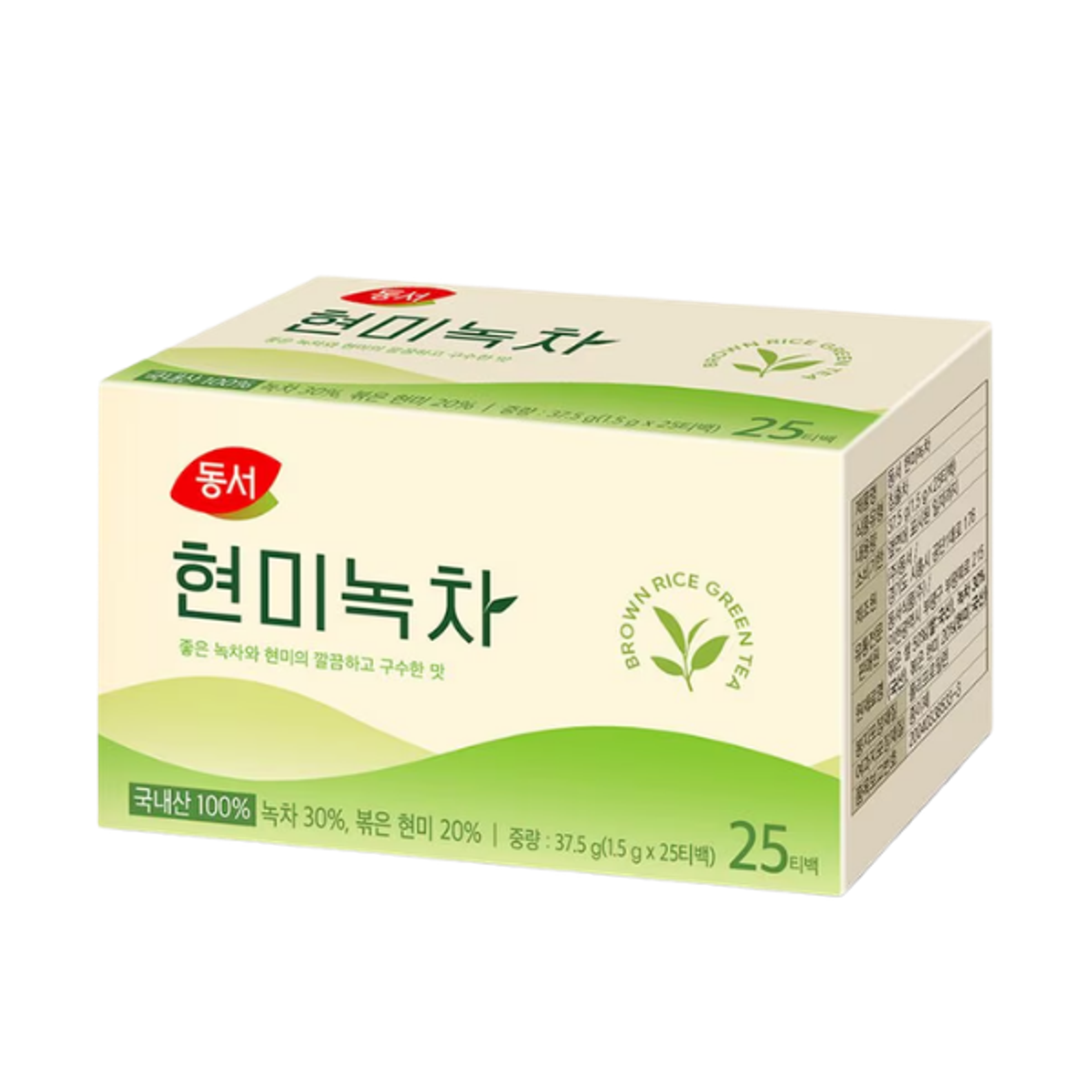 DONGSUH Green Rice Tea 25er | Koreanischer Grüntee mit geröstetem Reis
