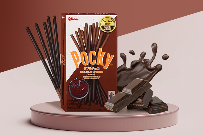 Glico Pocky Double Chocolate 47g – Der ultimative Snack für Schokoladenfans