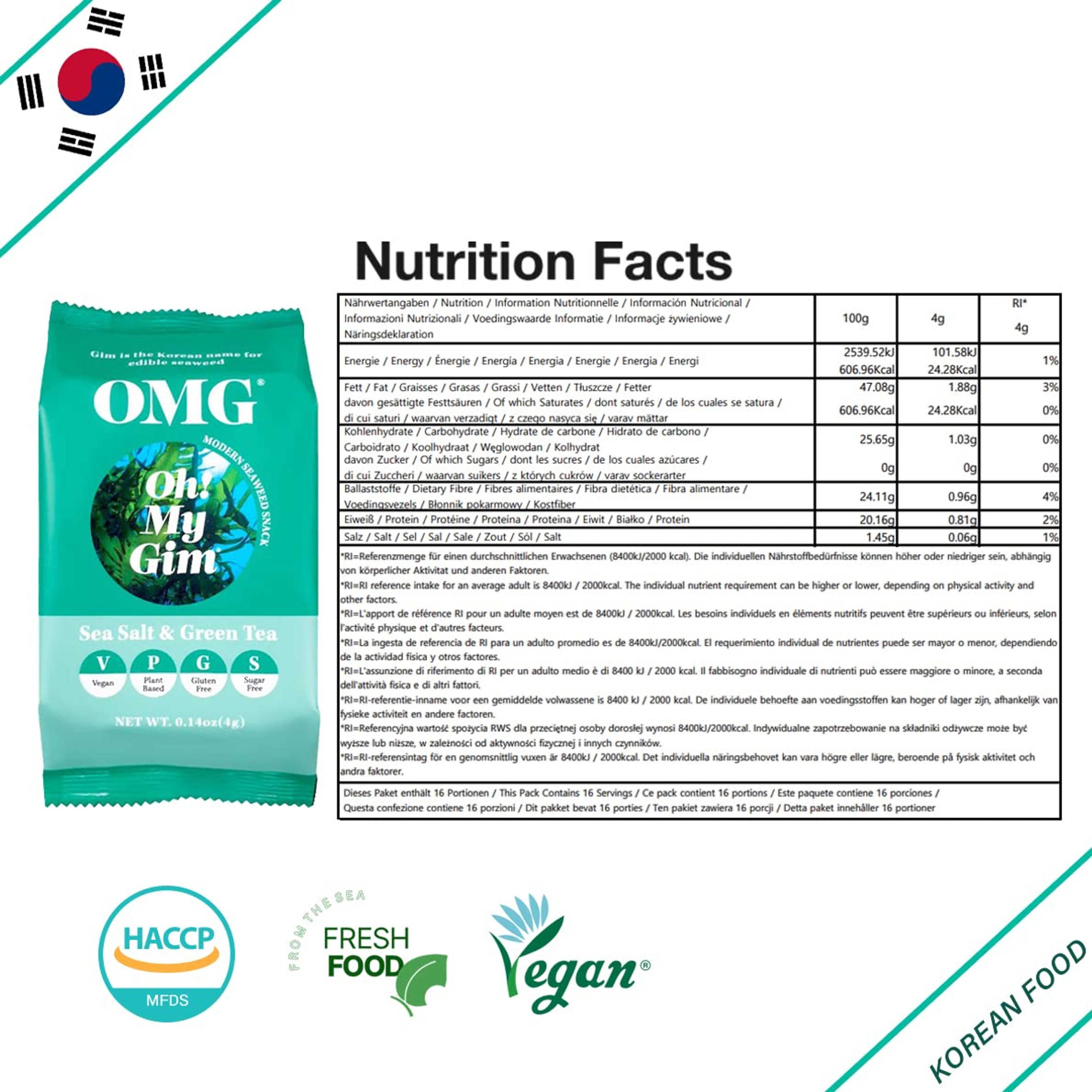 Das Oh! My Gim Seetang Snack 3er Set