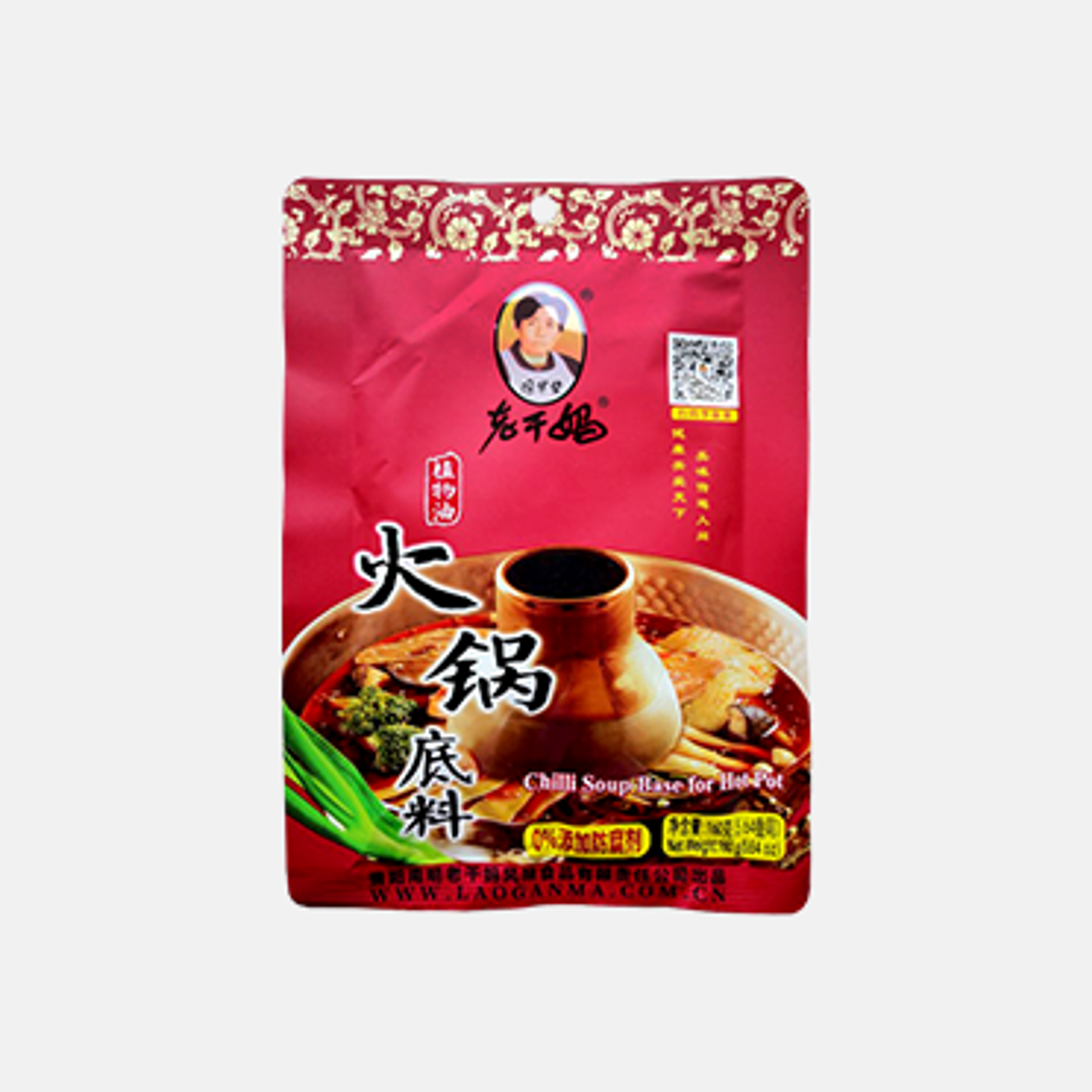 Laoganma Chilli-Suppenbasis für Hot Pot 160g - Würzige Suppe für Hot Pot