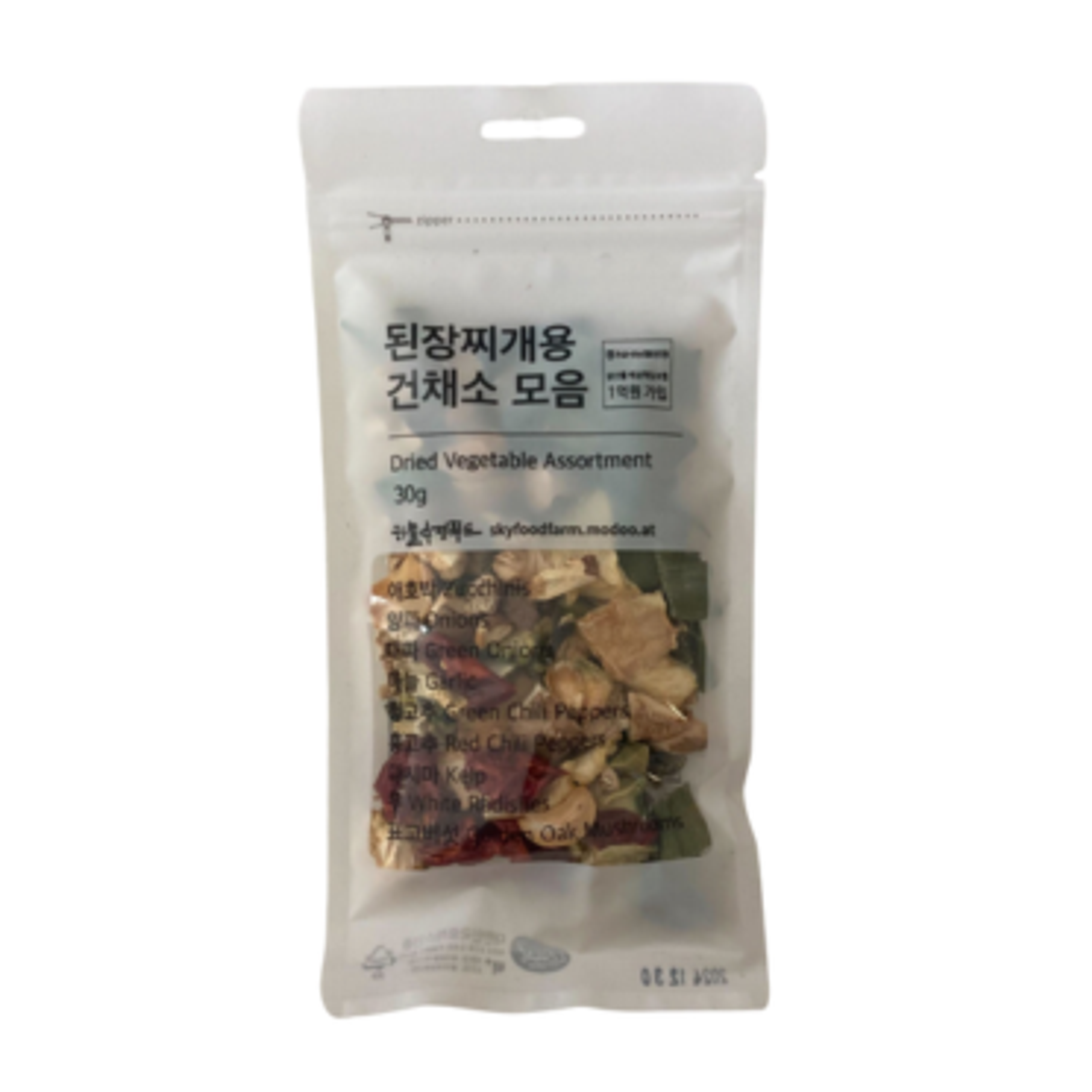 Dried Vegetable Assortment für Doenjang-Jjigae 30g - Einfache und leckere koreanische Suppe