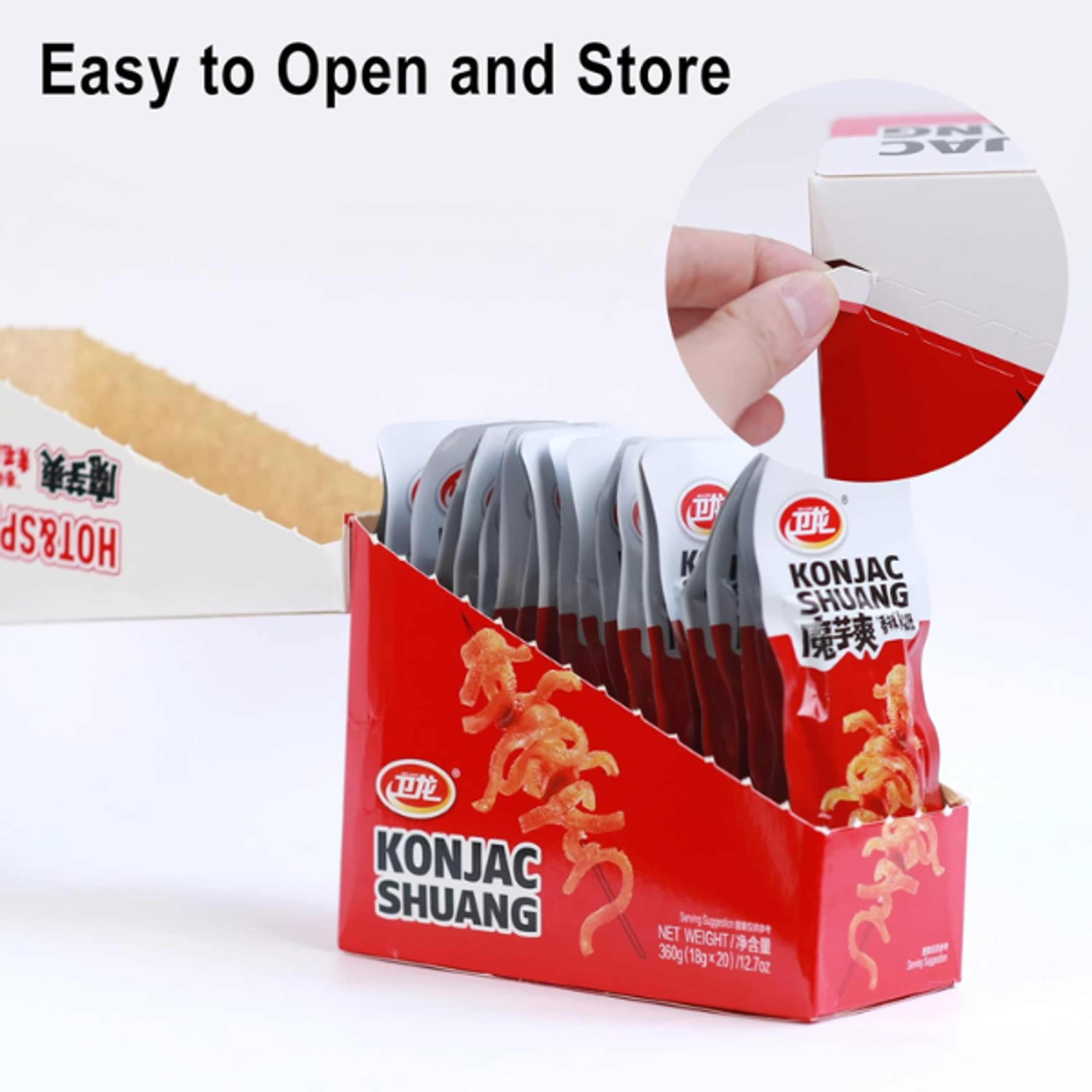 WEILONG Konjac Shuang Hot & Spicy 360g