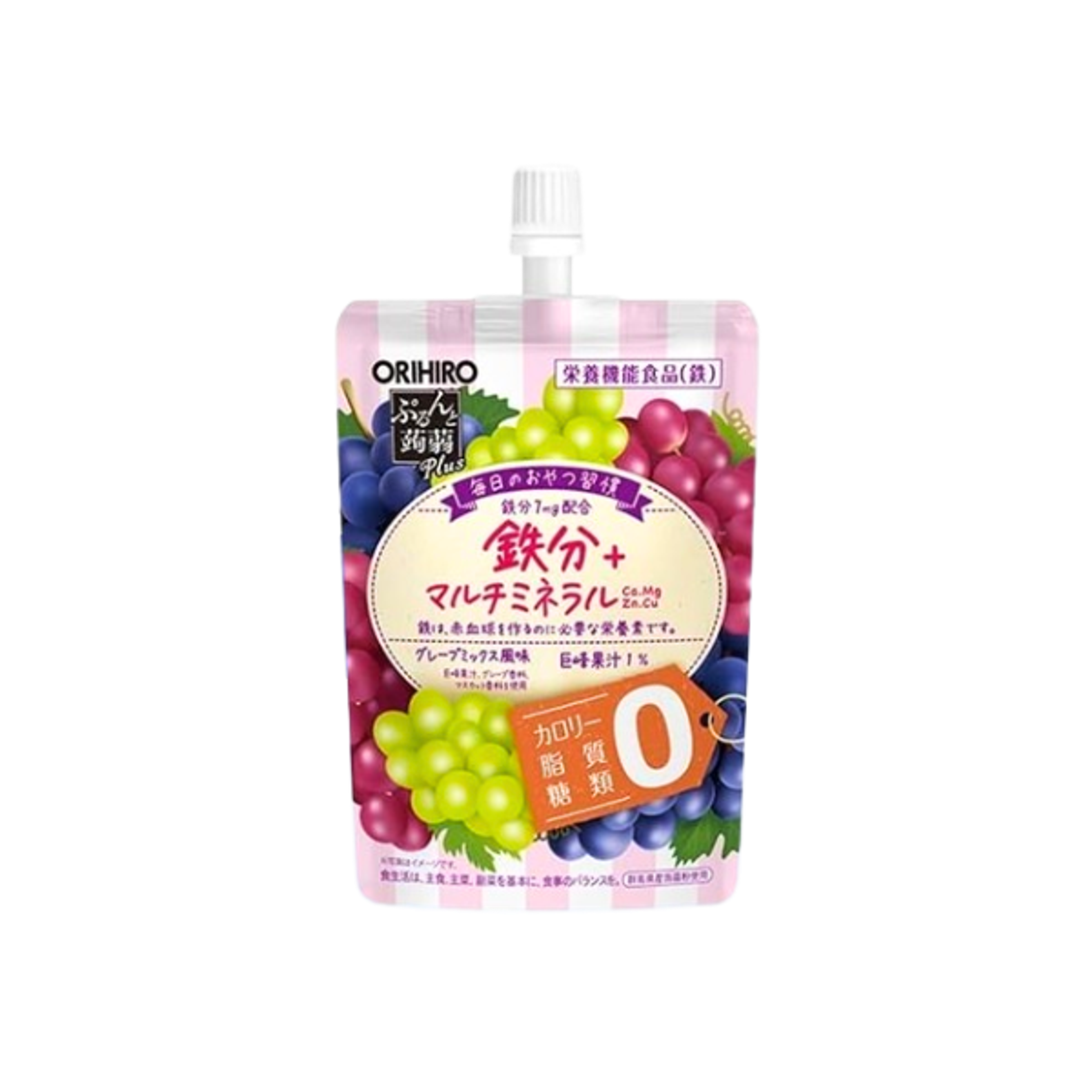 ORIHIRO Purunto Konjac Jelly 130g | Konjak-Gelee mit Eisen & Mineralien