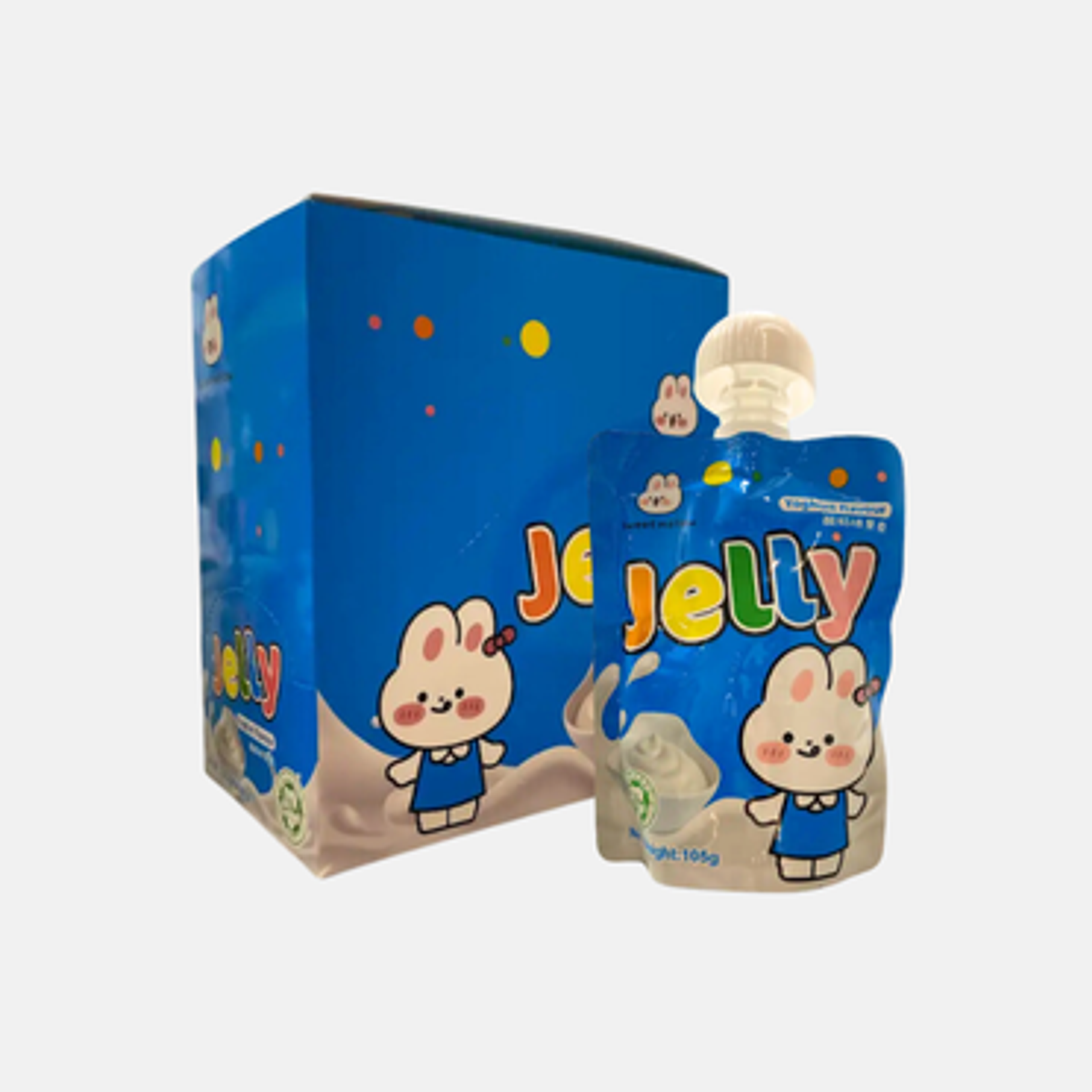 Sweet Mellow Jelly Yogurt Flavor - Refreshing Jelly, 105g