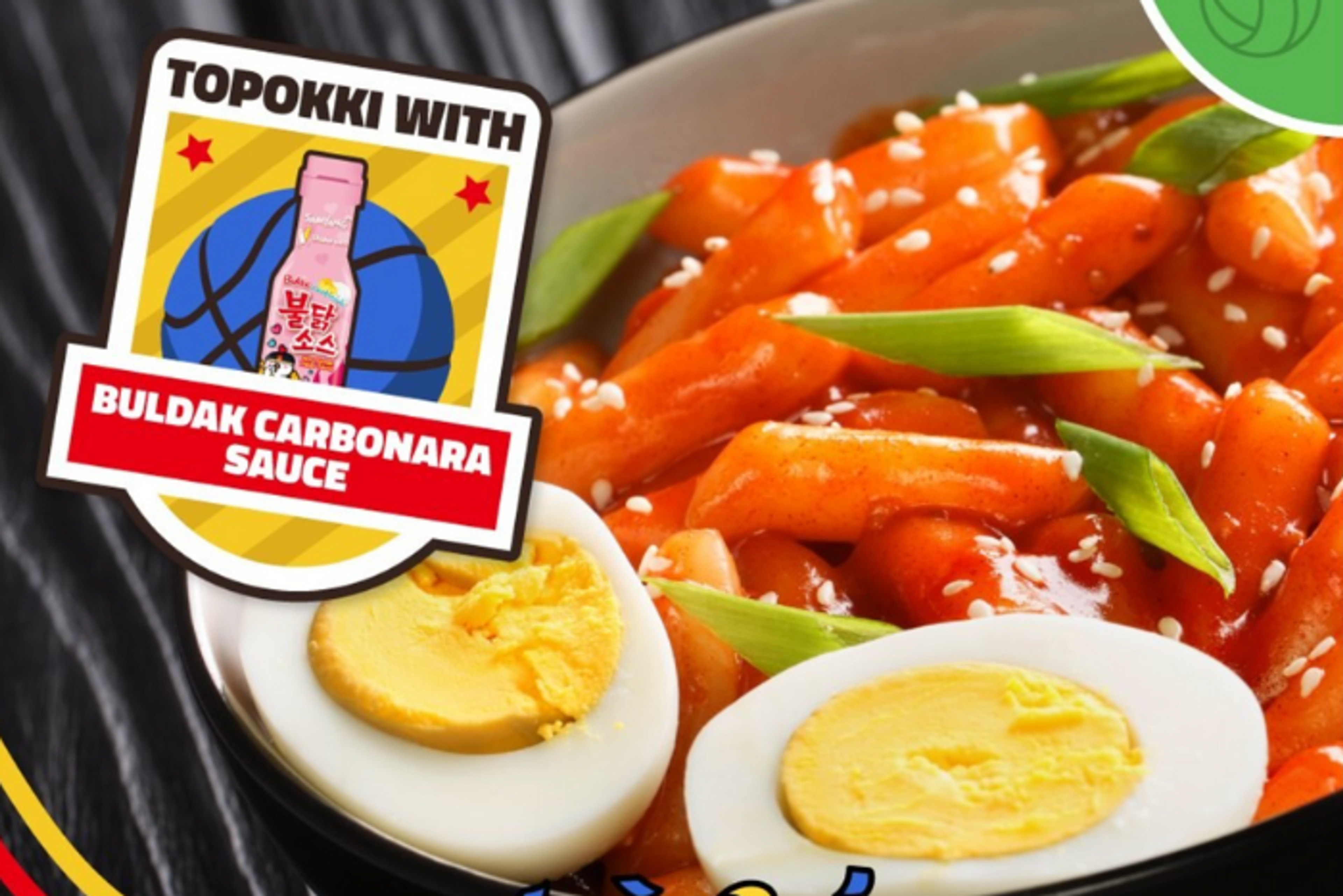 Buldak Carbonara Sauce mit Tteokbokki