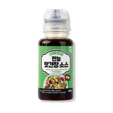 Packaging of Suksungdam Korean soy sauce for salad (sweet and sour) 260g.