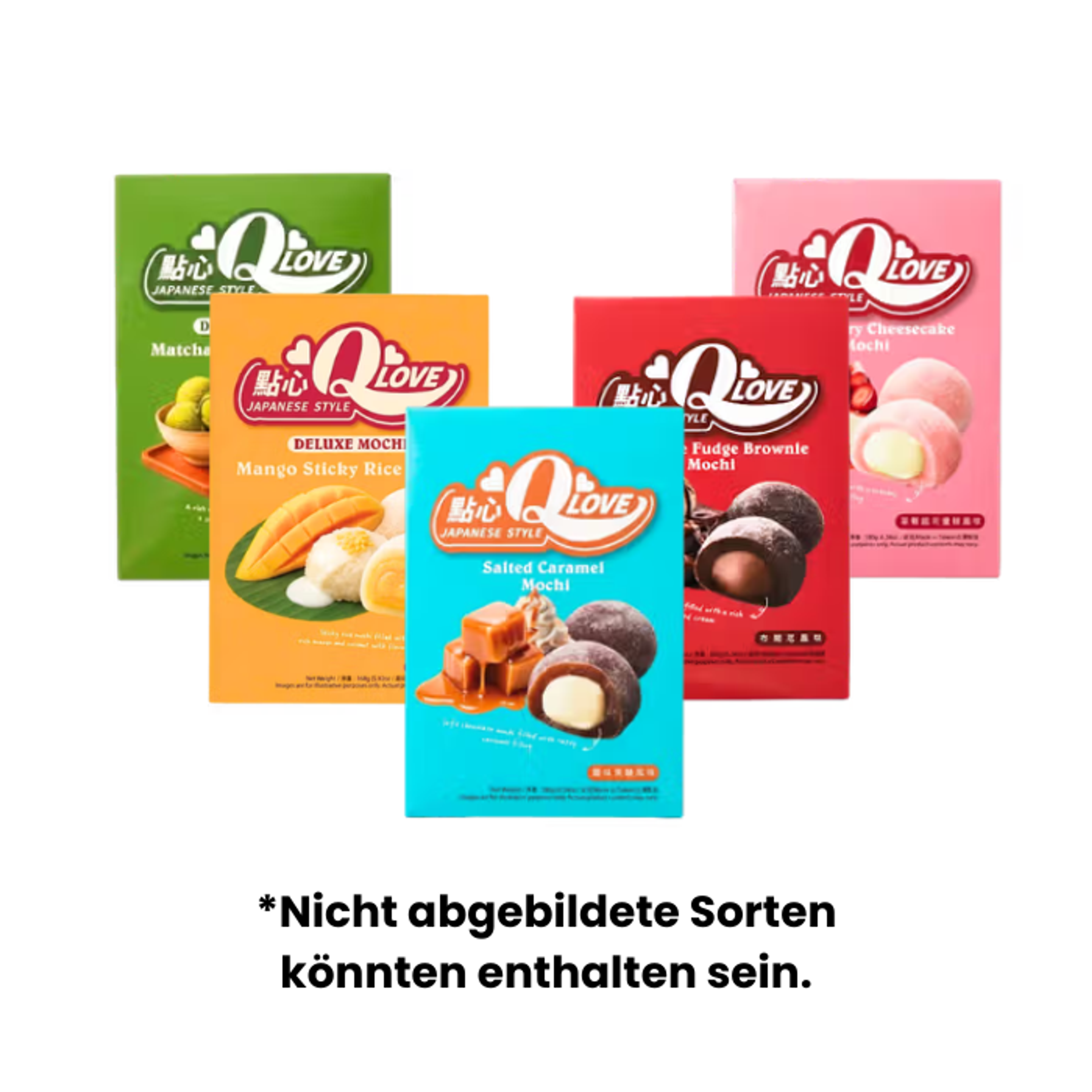QLOVE Mochi 5 Pack Random Set | Premium Dessert Fusion Mochi Variety Box