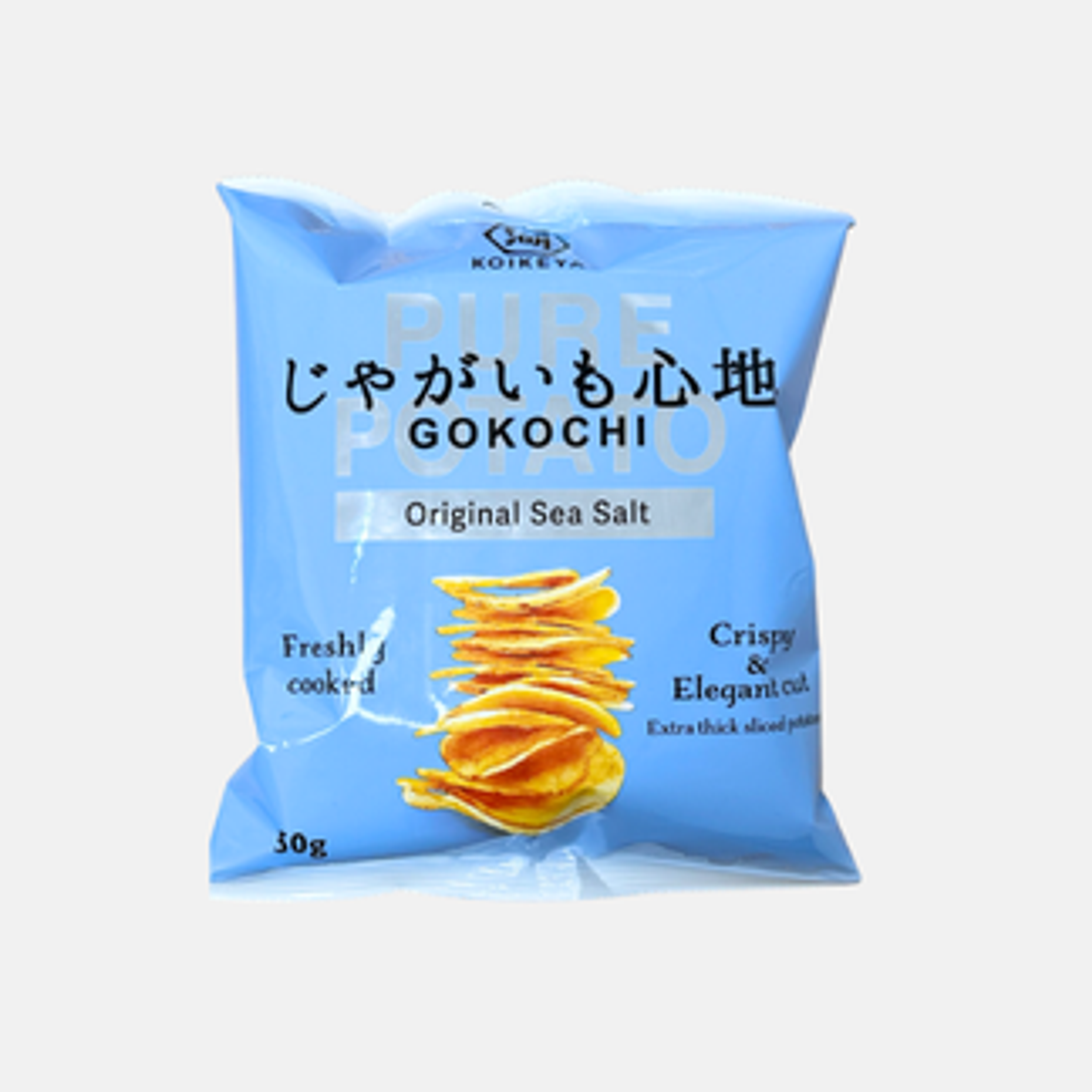 KOIKEYA Pure Potato Chips - Gokochi Sea Salt | Natürlich und lecker