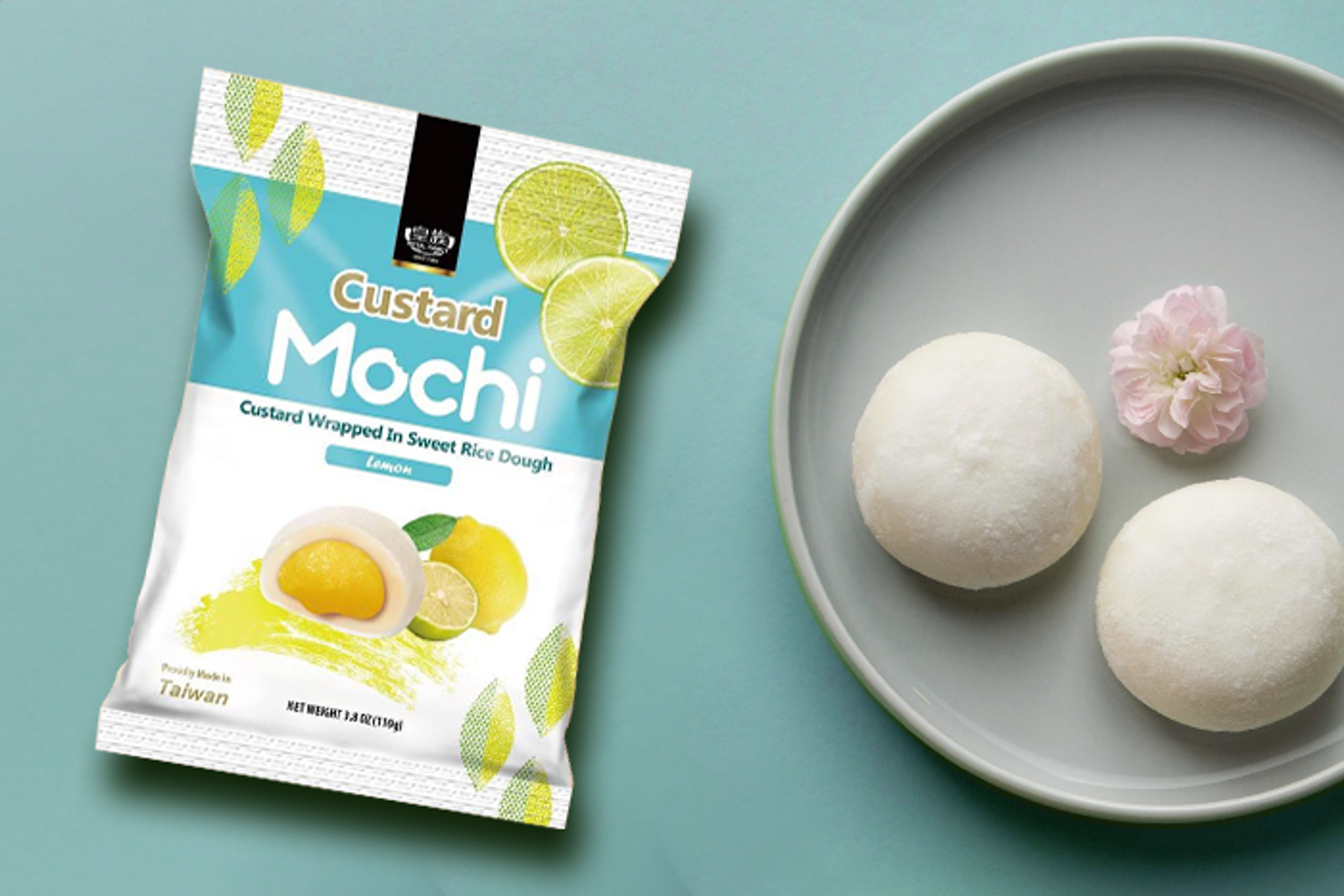 Royal Family Custard Mochi Zitrone 110g