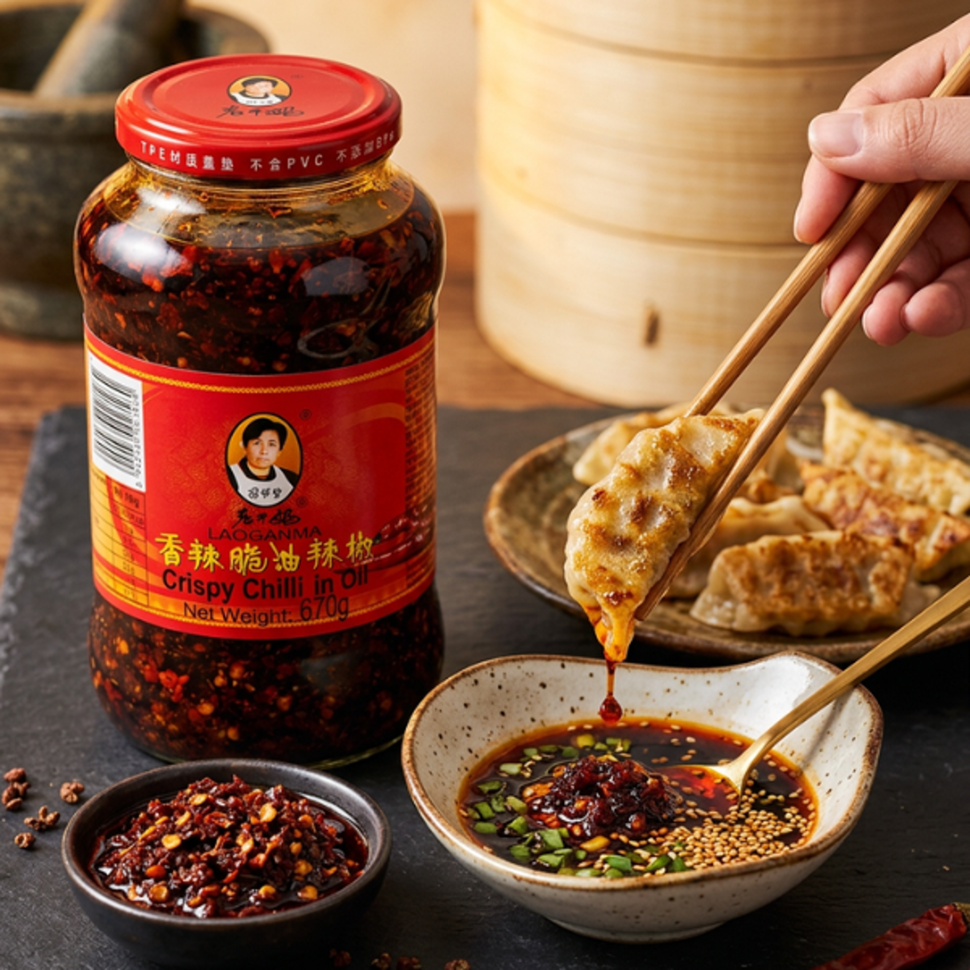 LAOGANMA Crispy Chilli in Oil 670g - Versatile Chinese Seasoning