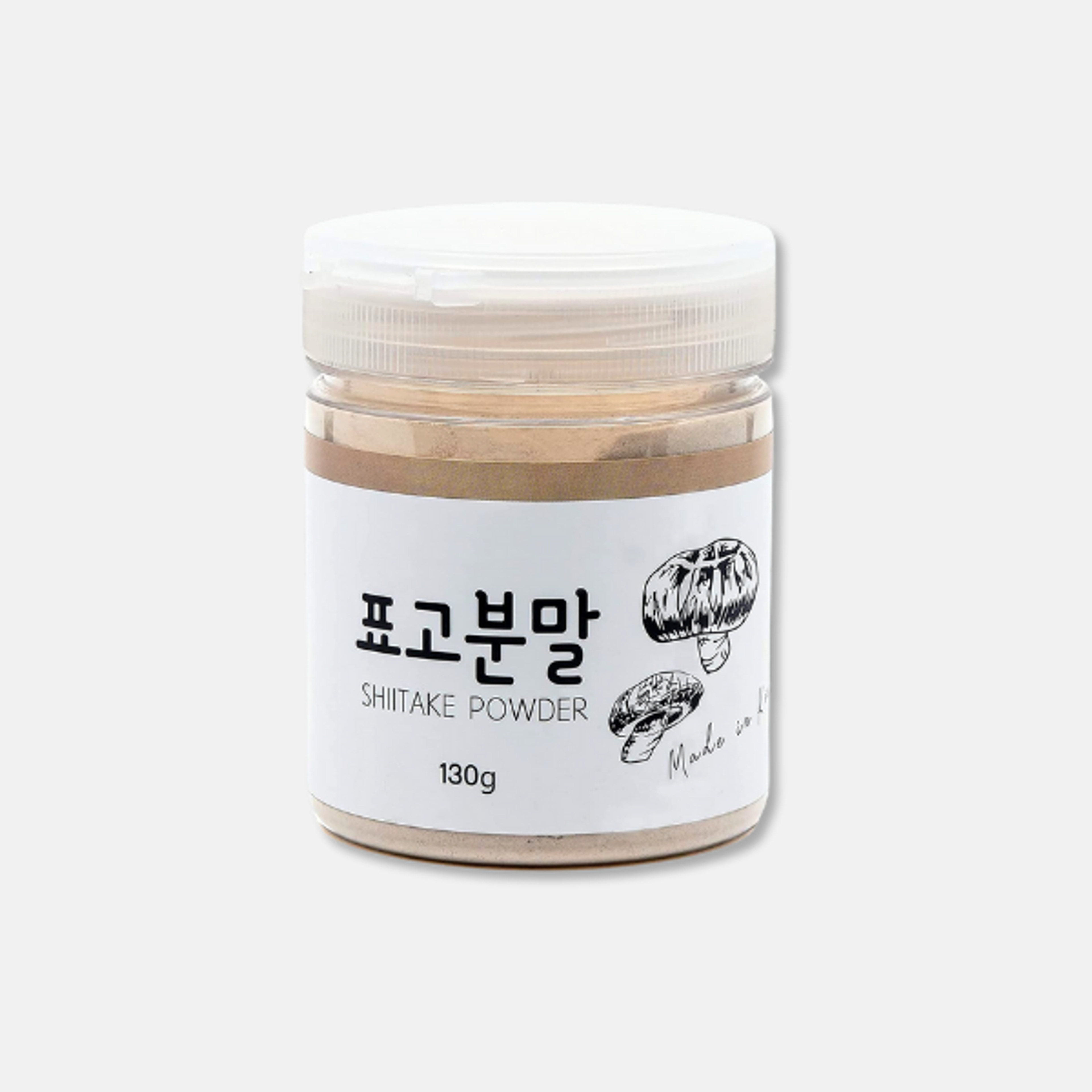 DAY.N BIO Shiitake Mushroom Powder 130g – Natural and High-Quality Mushroom Powder from Korea