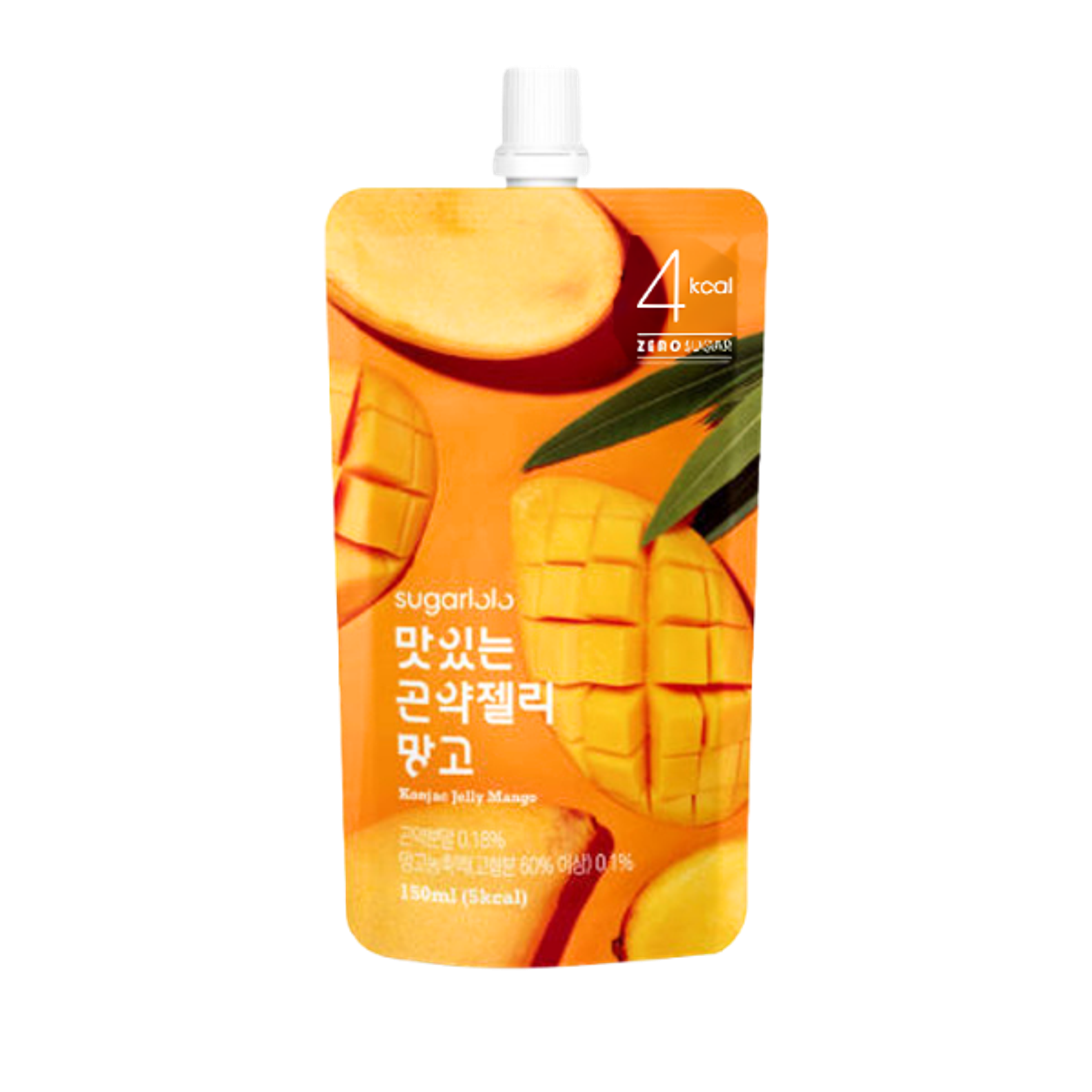 Intake Sugarlolo Konjak-Gelee Mango 150g - Fruchtiger Mangogeschmack: Süß und erfrischend.