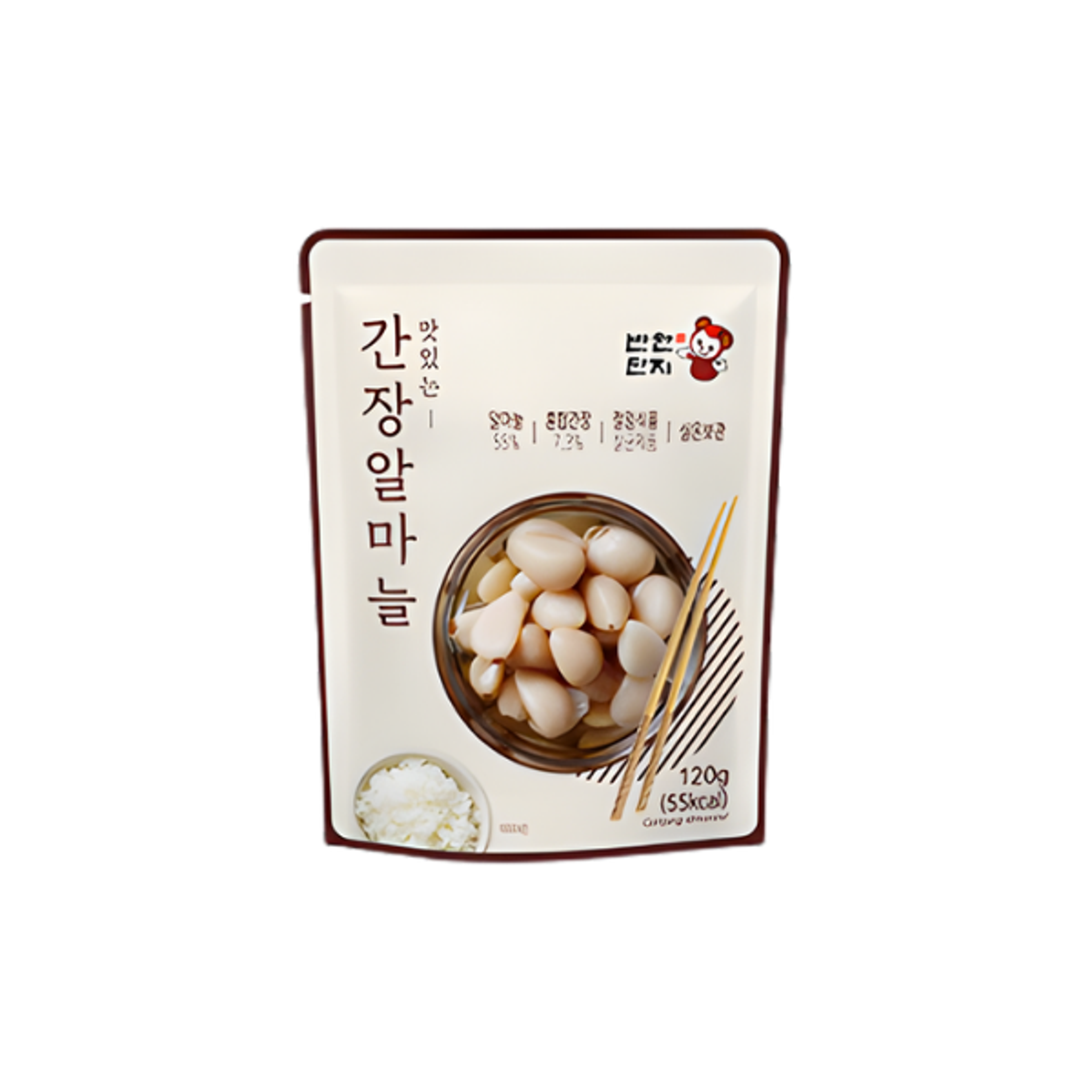 BANCHANDANJI Garlic In Soy Sauce 120g | Koreanischer Knoblauch Jangajji Beilage