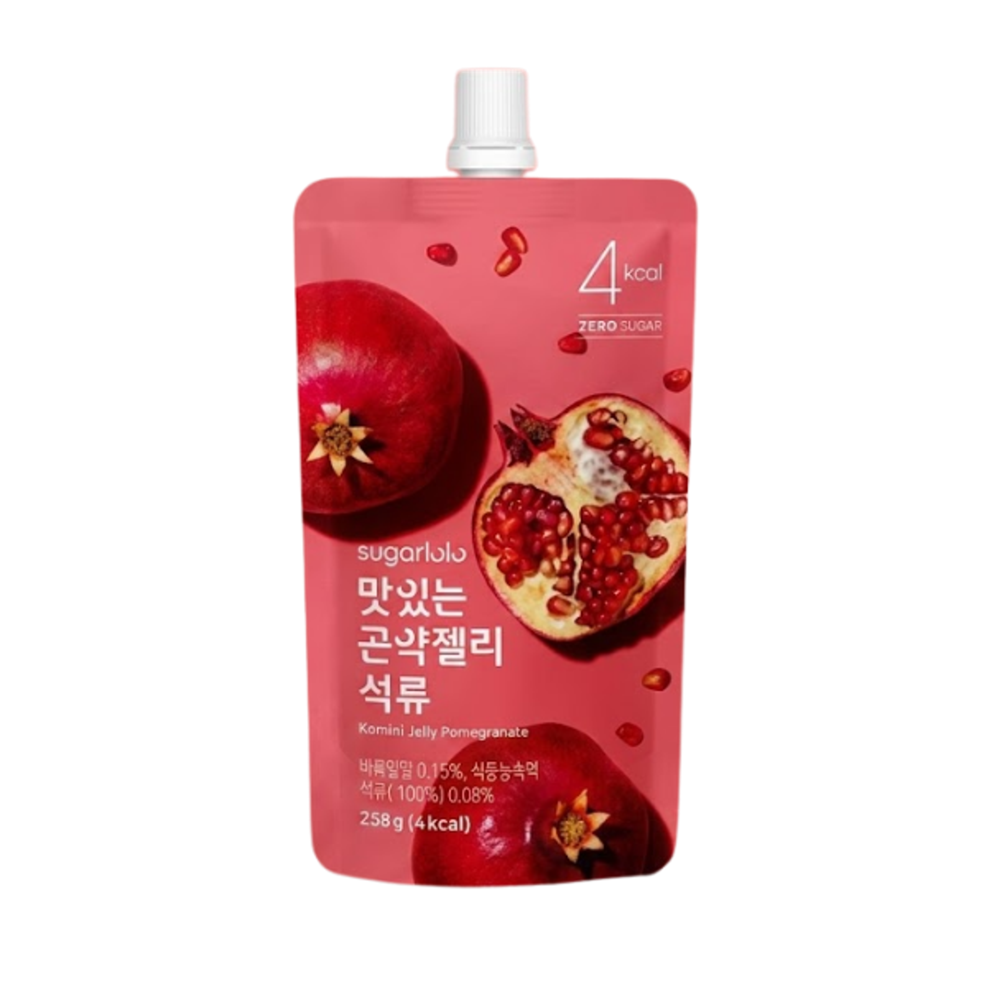Intake Sugarlolo Konjac Jelly Granatapfel 150g - Praktisch für unterwegs: Genieße es jederzeit und überall.