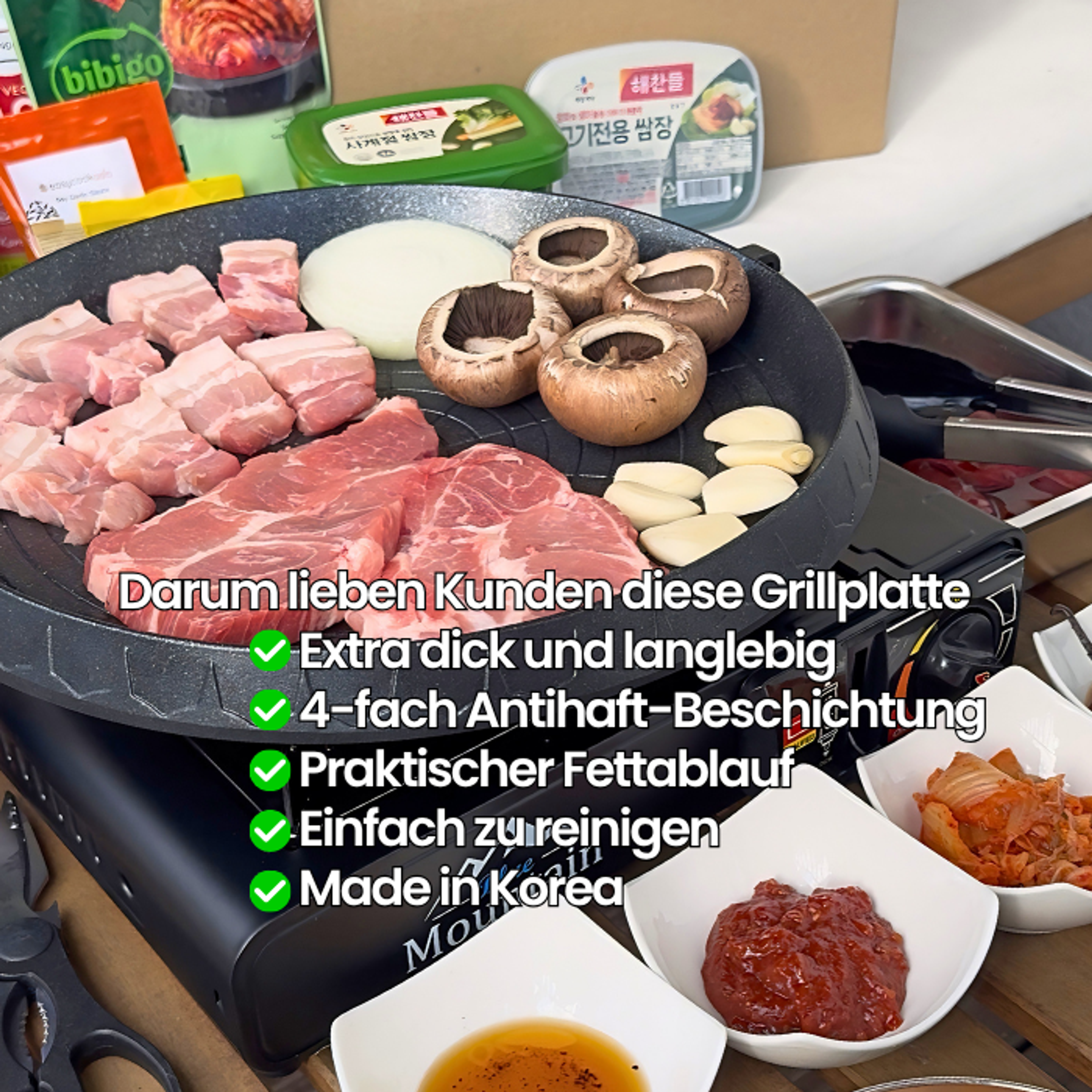 Hanaro Koreanische BBQ Grillpfanne 32cm
