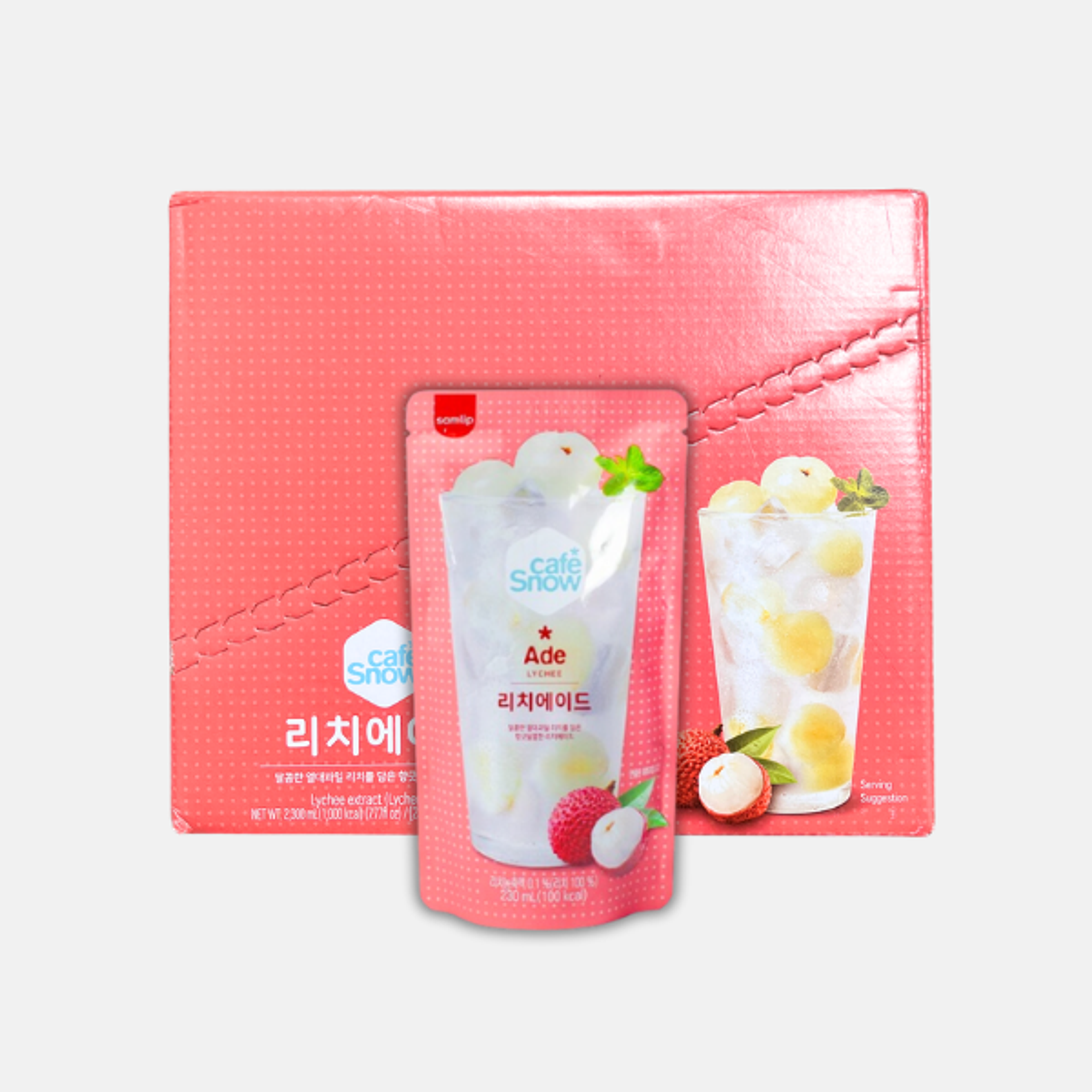 CAFESNOW Lychee Ade 230ml – Refreshing Lychee Ade Experience