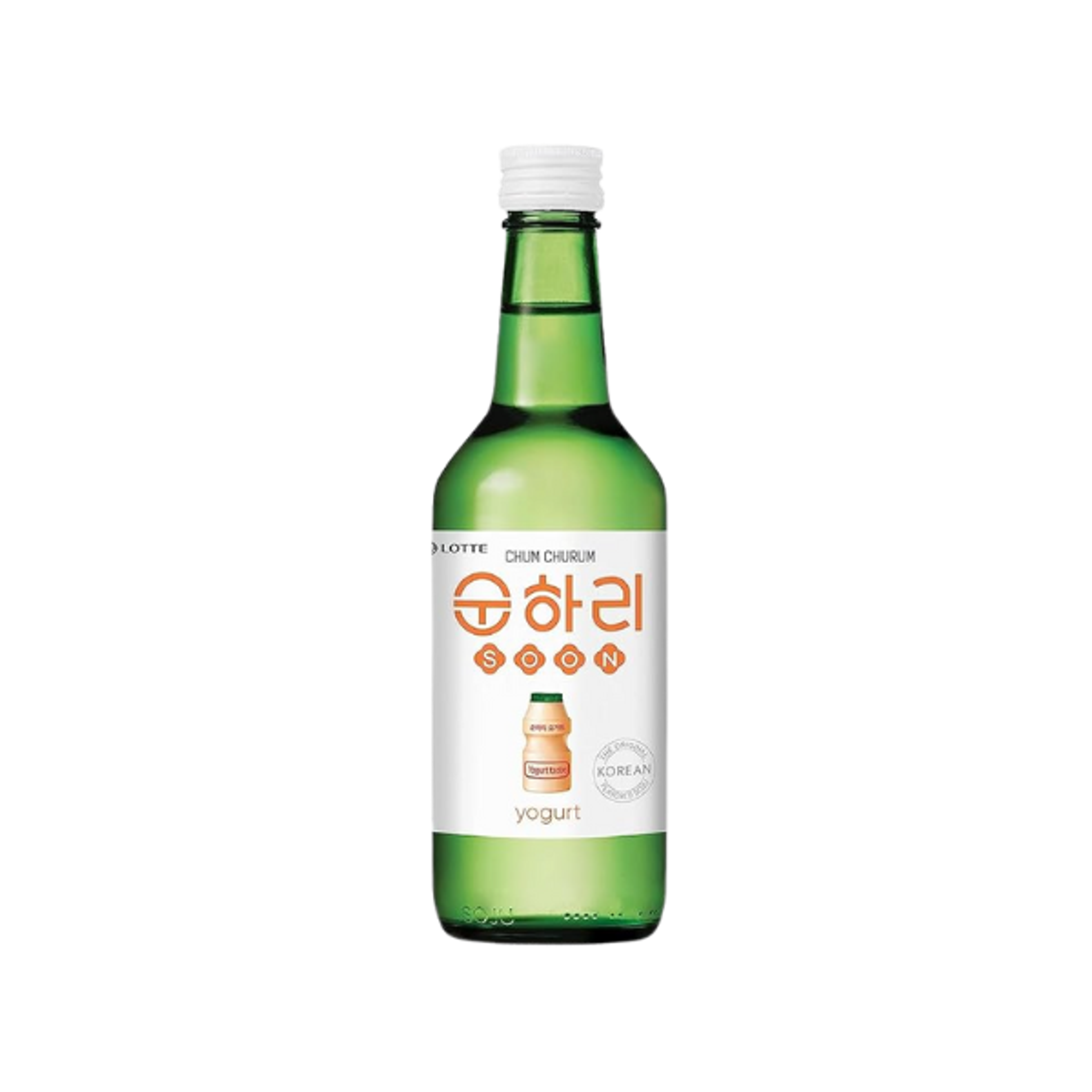 LOTTE CHILSUNG Chum Churum SoonHari Yogurt Soju 12% 350ml | Koreanischer Yogurt-Soju Drink