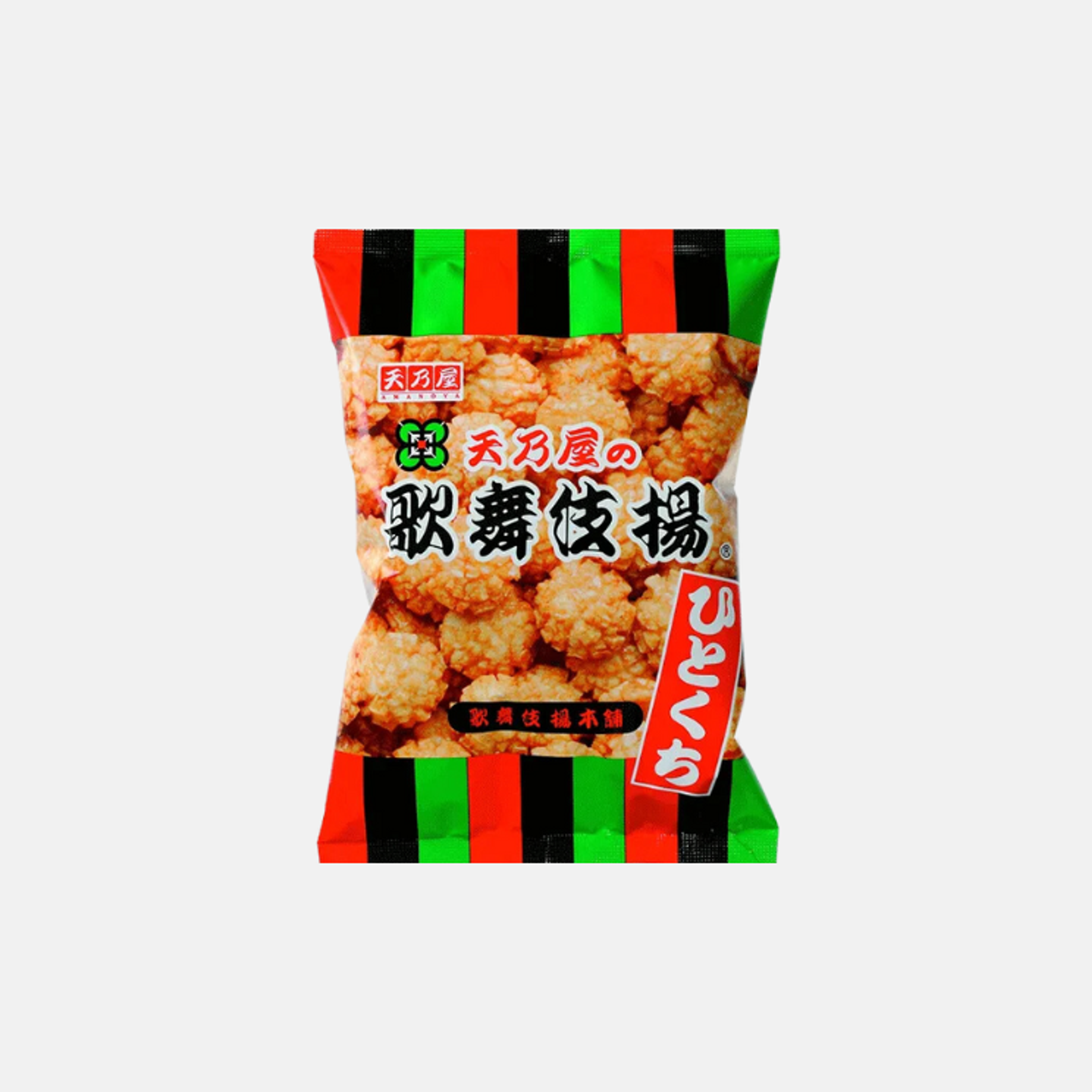  Amanoya Hitokuchi Kabukiage Rice Cracker 75g - Crunchy Japanese Snack