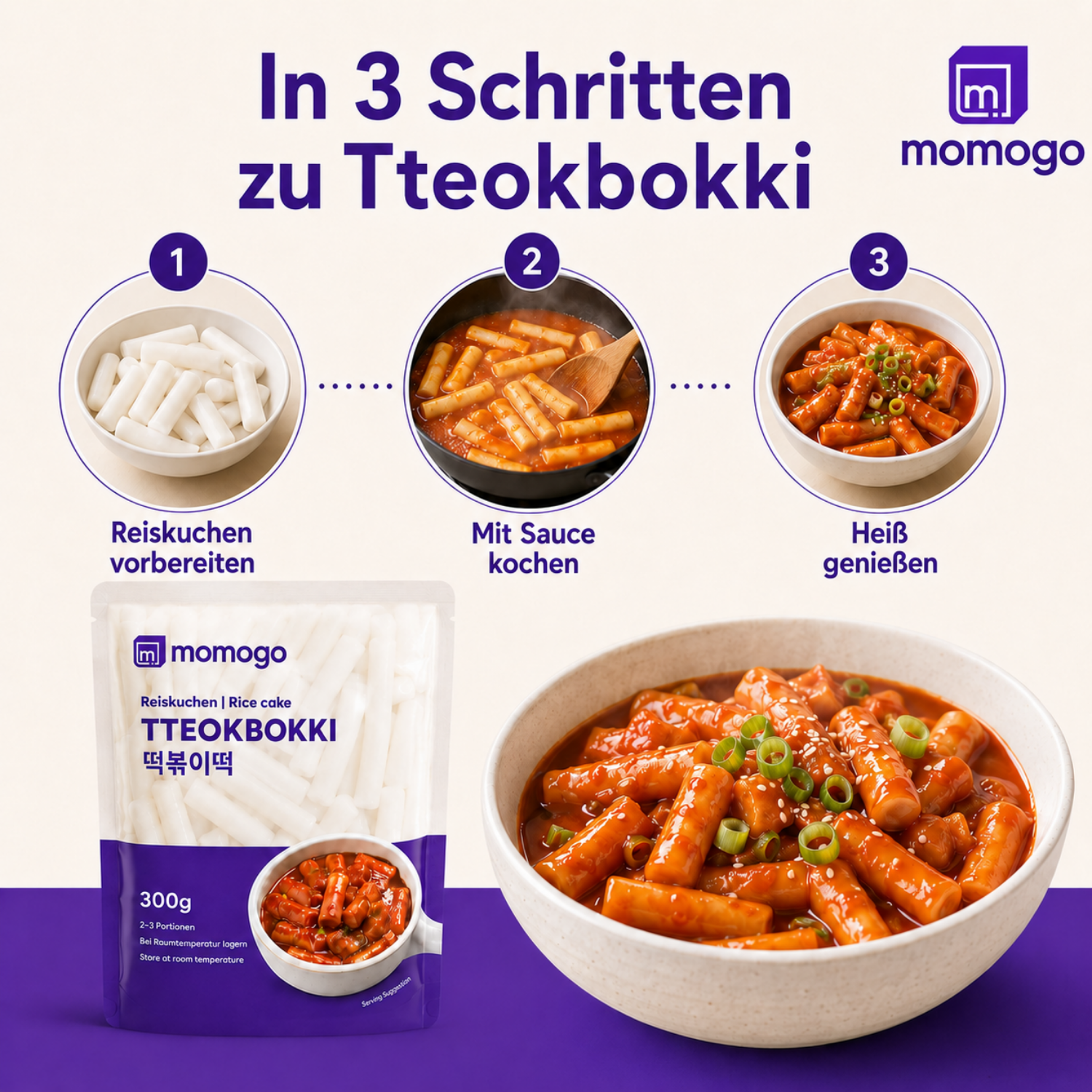 MOMOGO Reiskuchen 300g